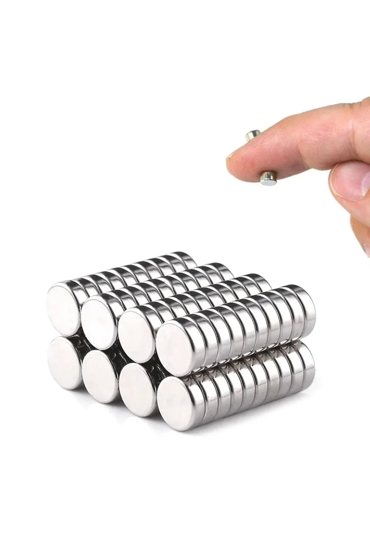 100 Lü 8x3mm Yuvarlak Neodyum Mıknatıs - Just Cheap Store Görsel 3