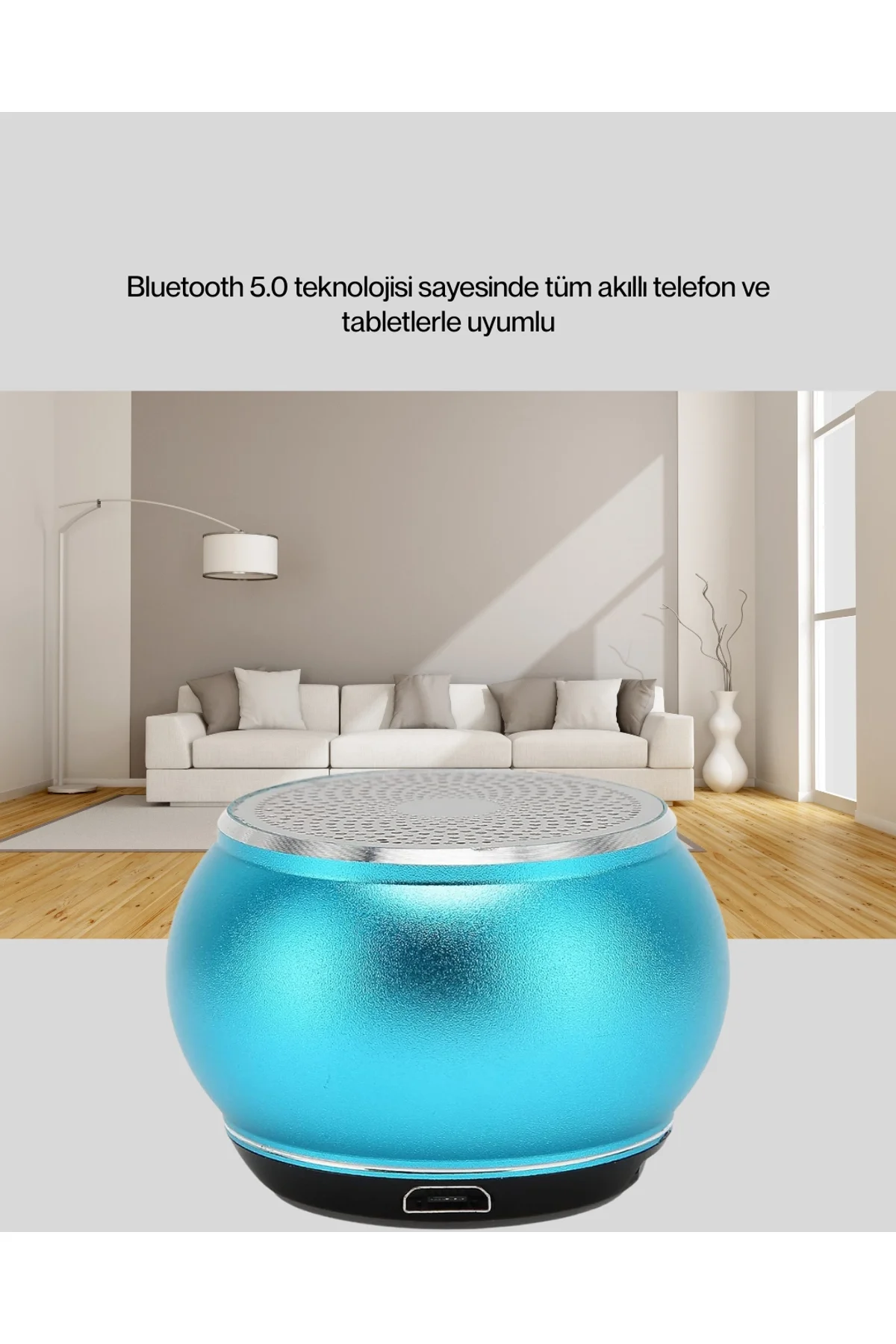 Kablosuz Bluetooth 5.0 Hoparlör | Kompakt Ve Güçlü Ses Yeni Nesil - Just Cheap Store Görsel 5