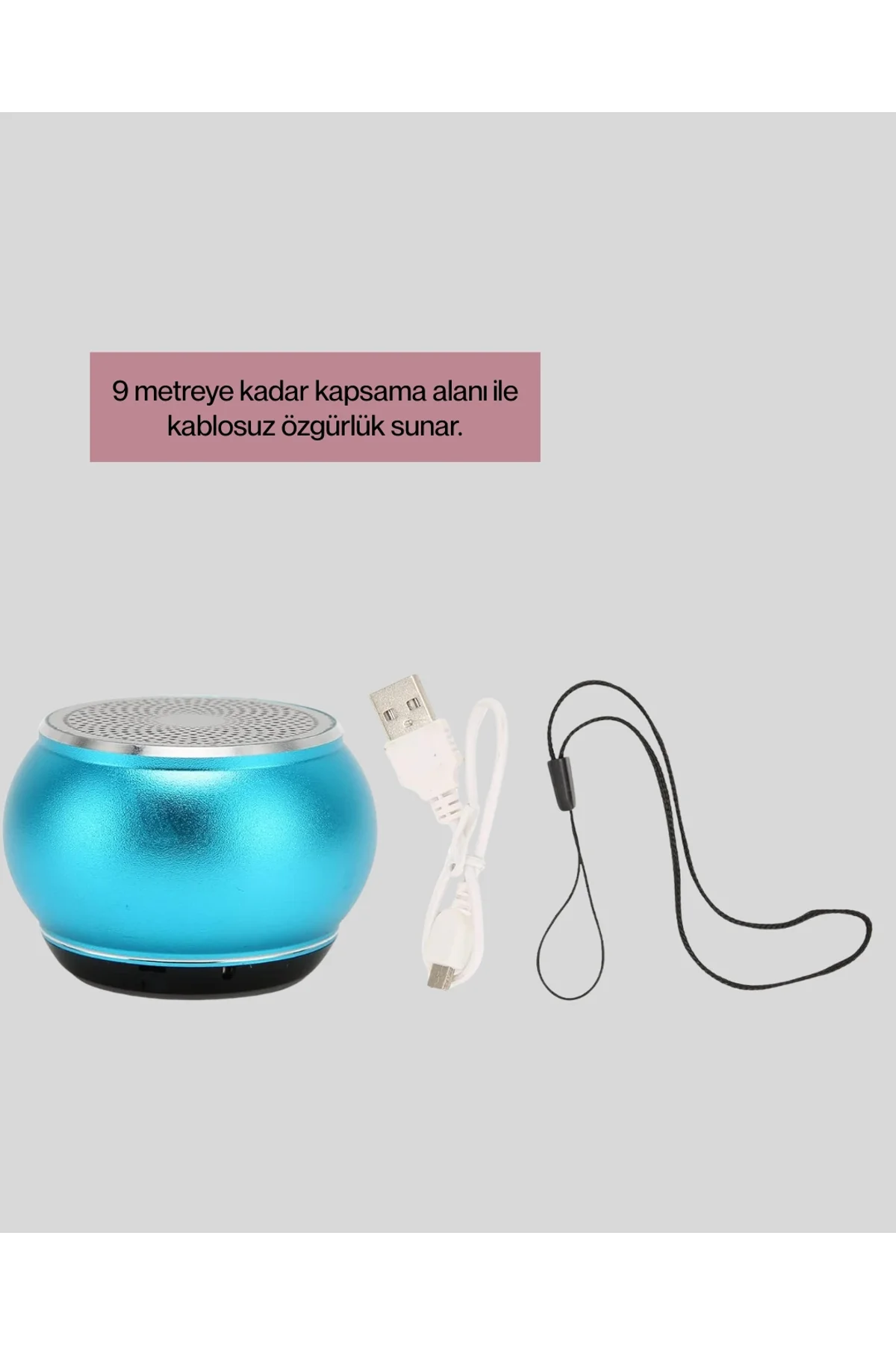Kablosuz Bluetooth 5.0 Hoparlör | Kompakt Ve Güçlü Ses Yeni Nesil - Just Cheap Store Görsel 4