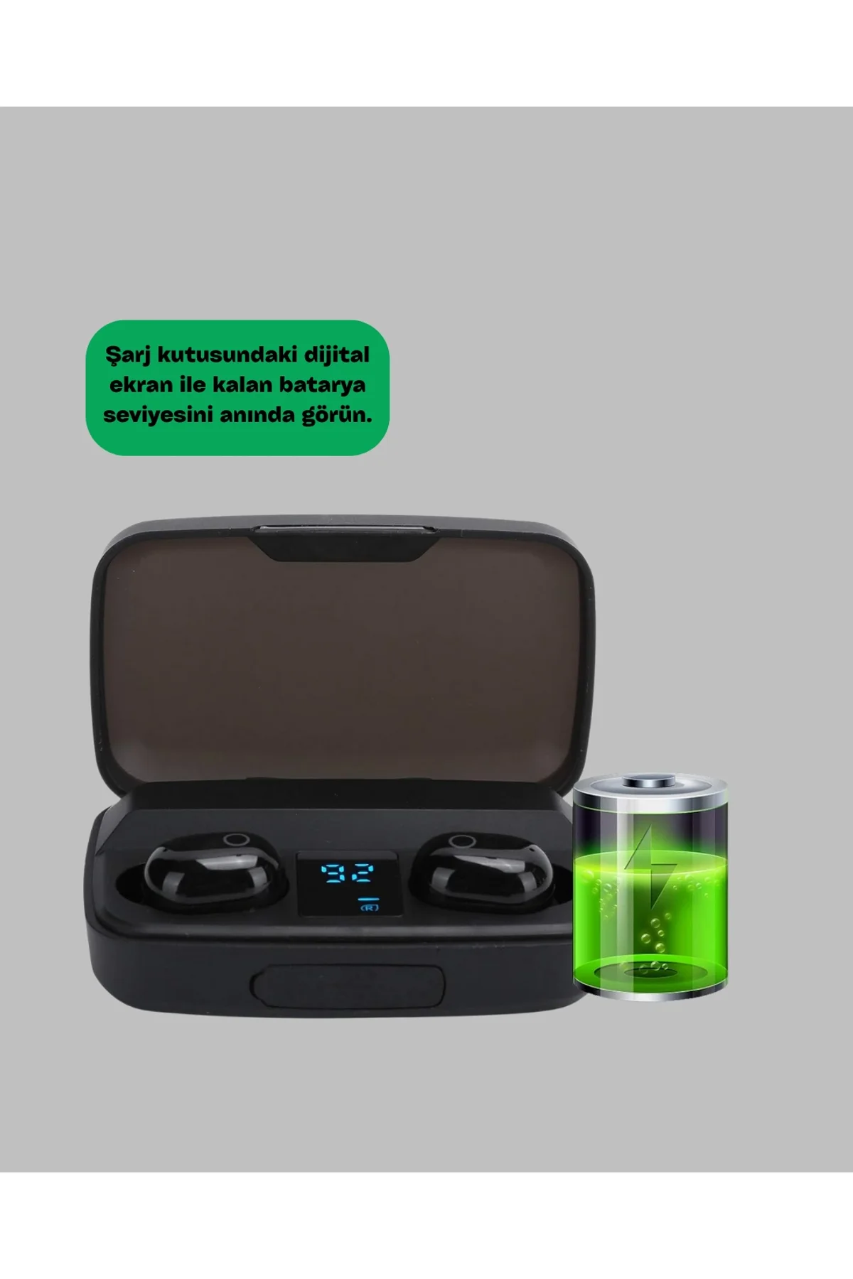 Yüksek Ses Kaliteli A10s Tws Bluetooth 5.0 Kablosuz Kulaklık Yeni Nesil - Just Cheap Store Görsel 2