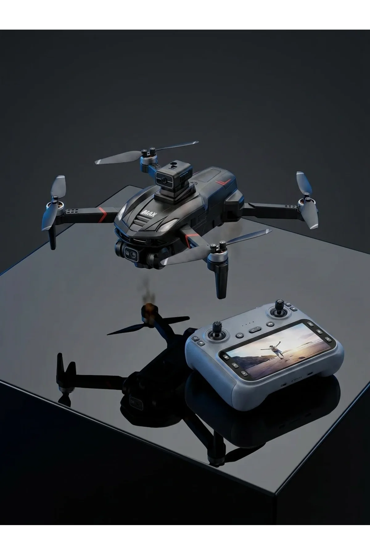Havadan Çekim İçin Çift Kameralı Kompakt Ve Kolay Taşınabilir Drone - Just Cheap Store Görsel 5
