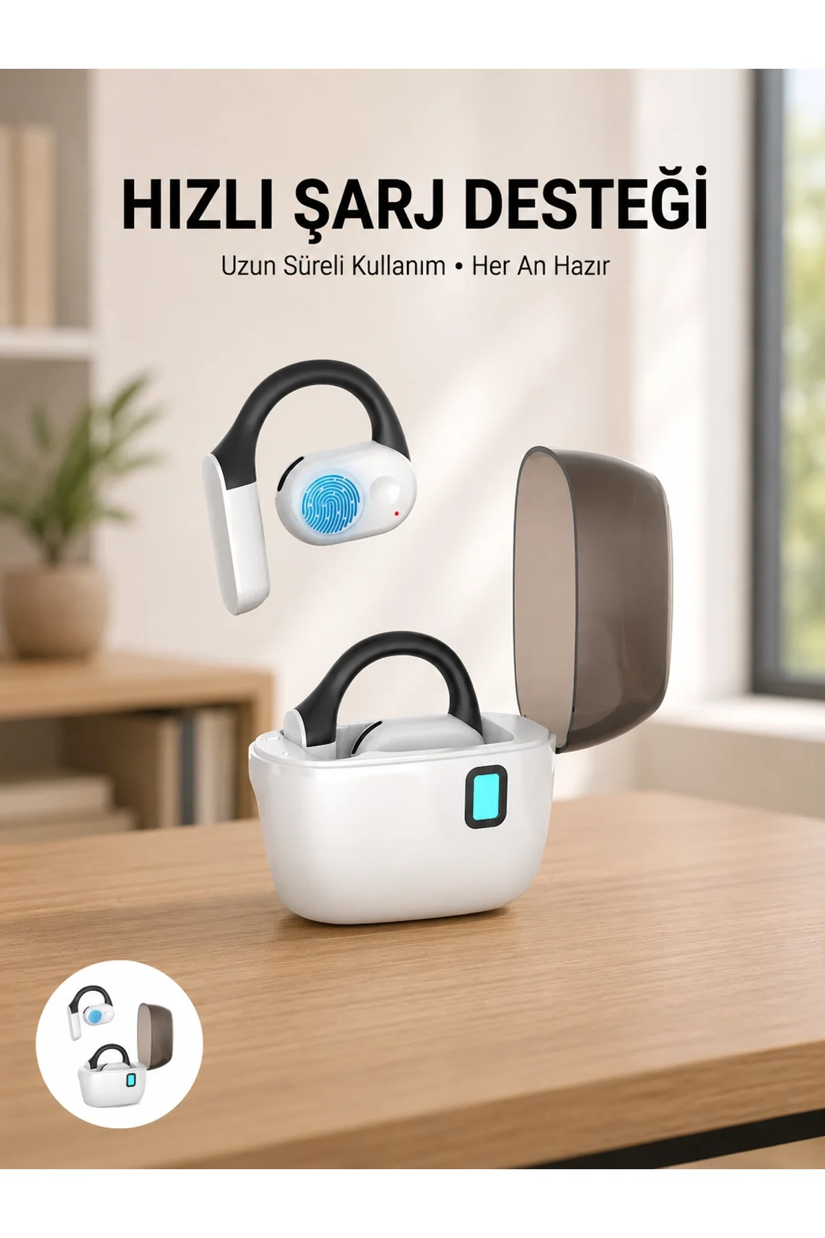 Tws Bluetooth Kulaklık – Otomatik Şarj, Taşınabilir Şarj Kutusu Yeni Nesil