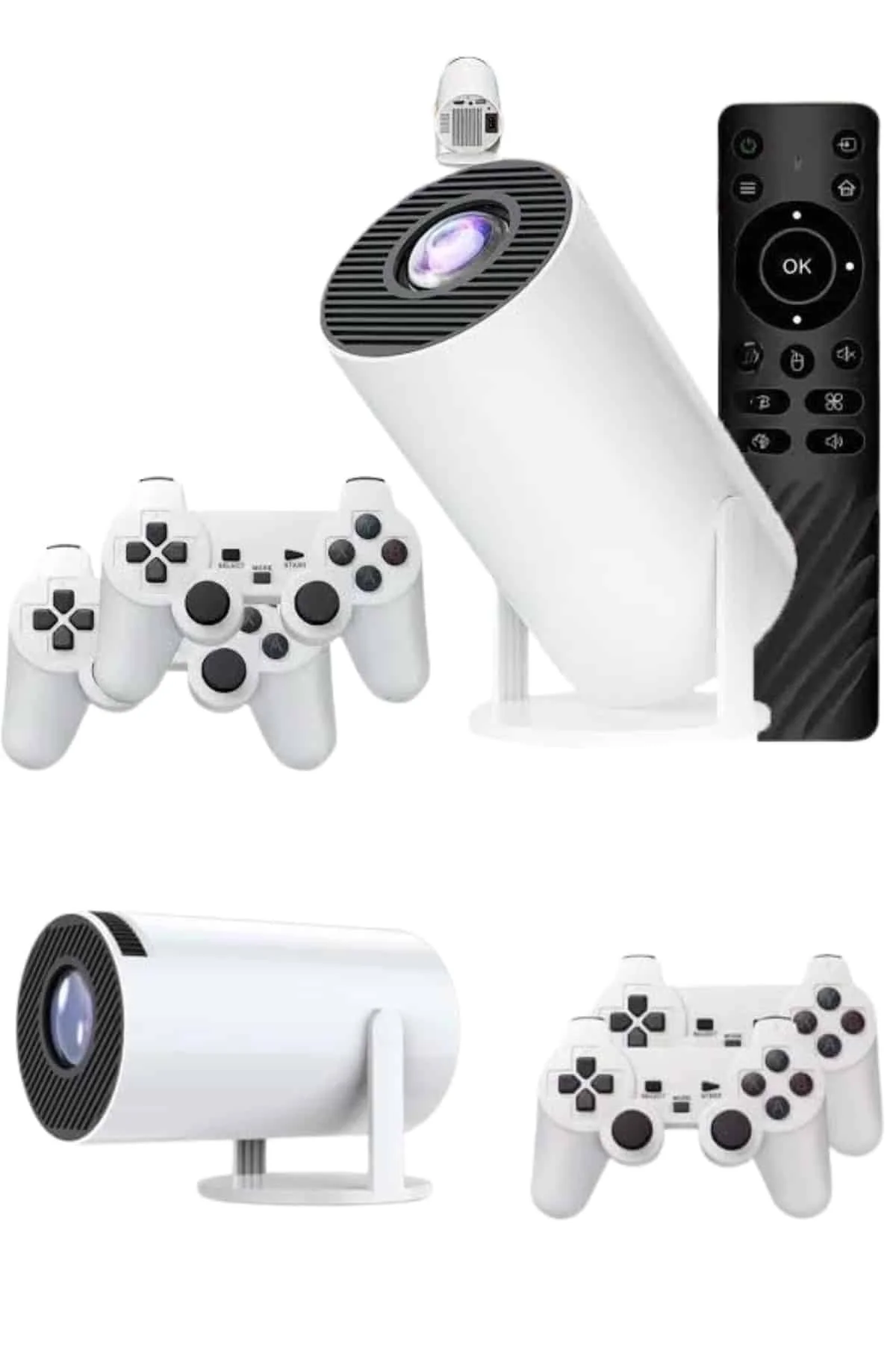 Full Hd 8 Gb Ayaklı Çift Kollu 4k Video Oyun Konsolu Taşınabilir Yeni Nesil - Just Cheap Store Görsel 4