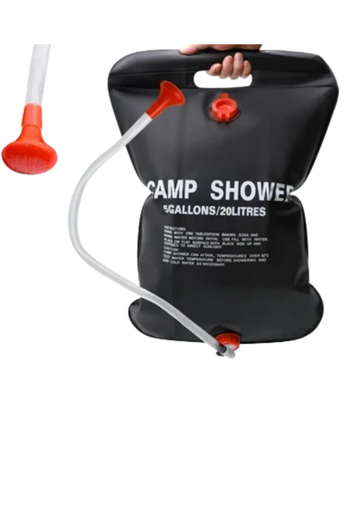20 Litre Güneş Enerjili Kamp Duşu Pvc Dayanıklı Taşınabilir Duş Torbası - Just Cheap Store Görsel 5