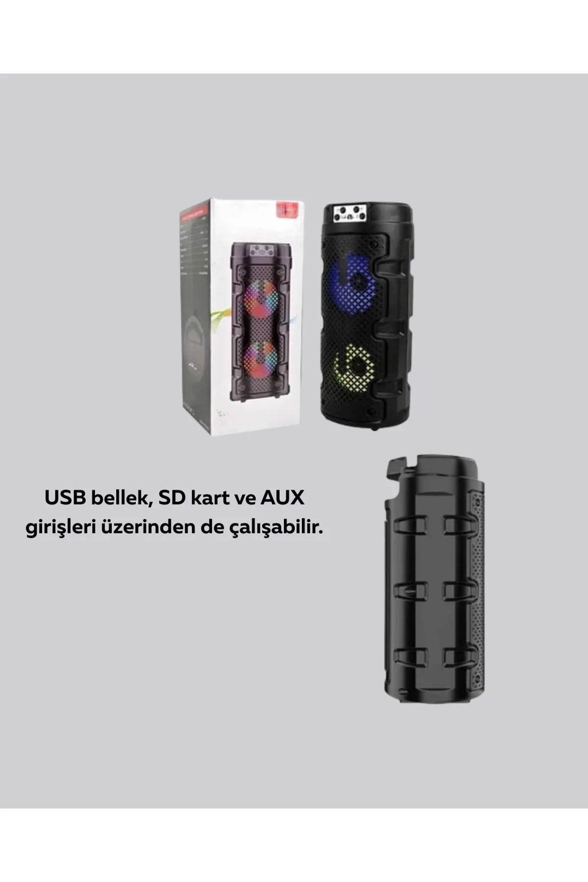 Kompakt Ve Şık Tasarımlı Taşınabilir Hoparlör Yeni Nesil - Just Cheap Store Görsel 2
