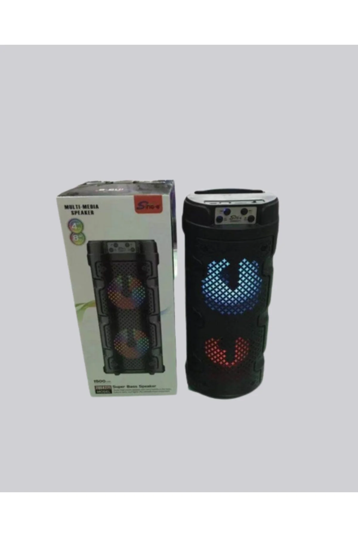 Çift Sürücülü Taşınabilir Kablosuz Hoparlör Yeni Nesil - Just Cheap Store Görsel 4