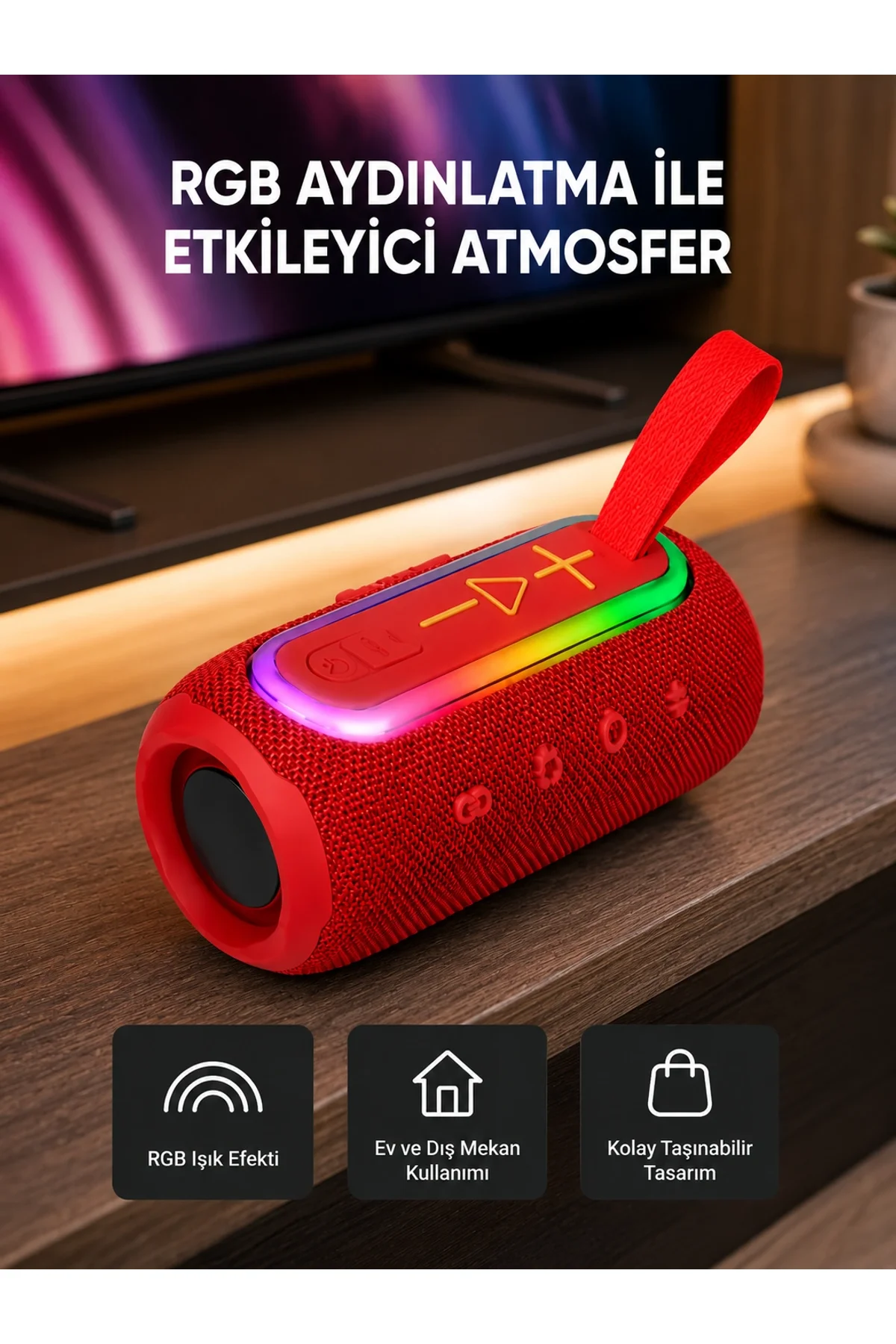 Yeni Nesil Bluetooth Taşınabilir Hoparlör – Enerji Tasarruflu, Yüksek Ses Kaliteli