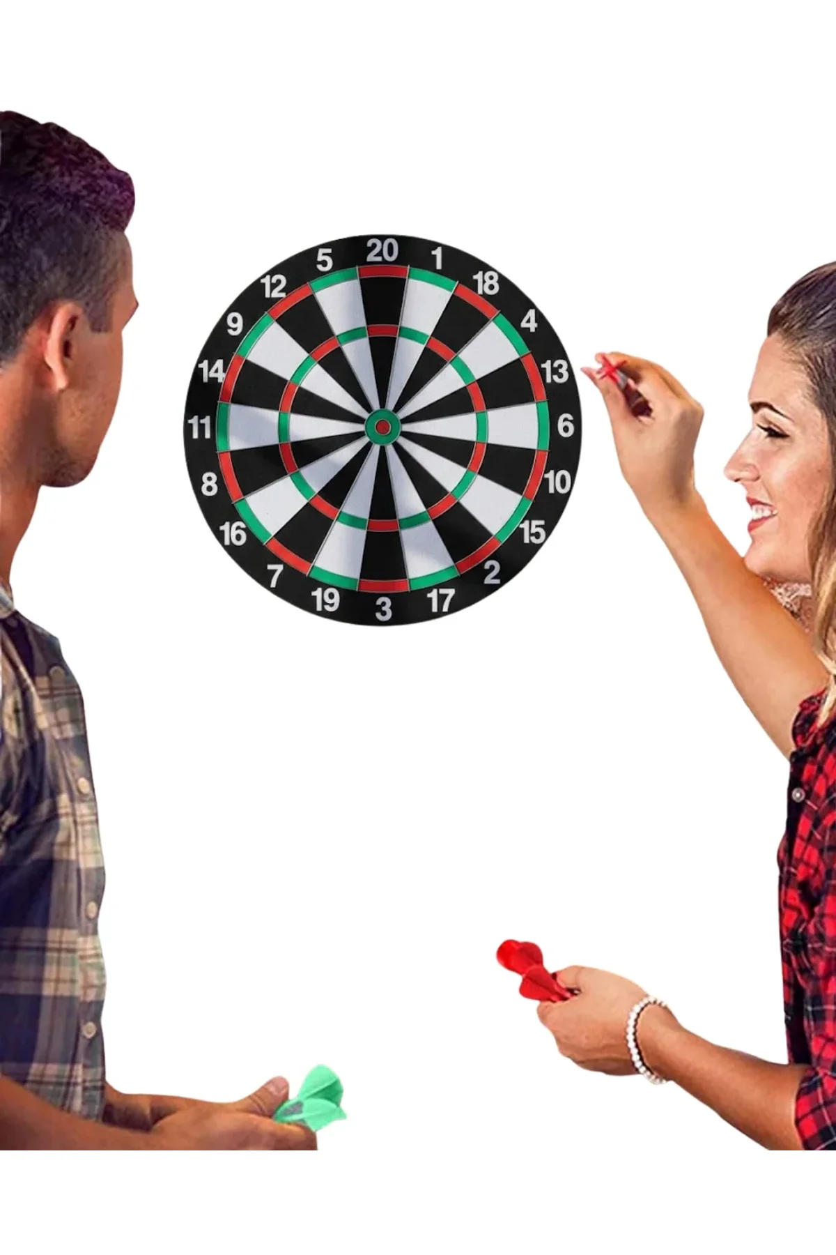 Şık Tasarımlı Dart Tahtası 12 İnç Dayanıklı Ahşap Gövde - Just Cheap Store Görsel 5