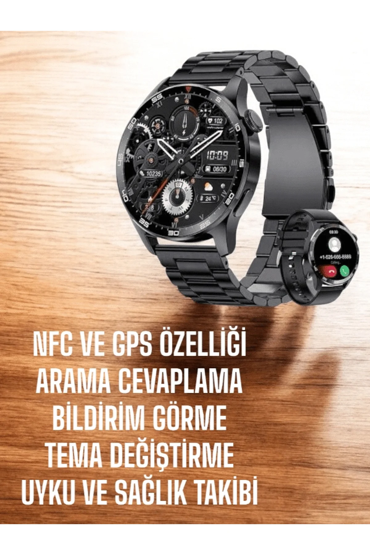 Çift Kordonlu Yüksek Çözünürlüklü Akıllı Saat Uyku İzleyici &amp; Spor Modları - Just Cheap Store Görsel 3