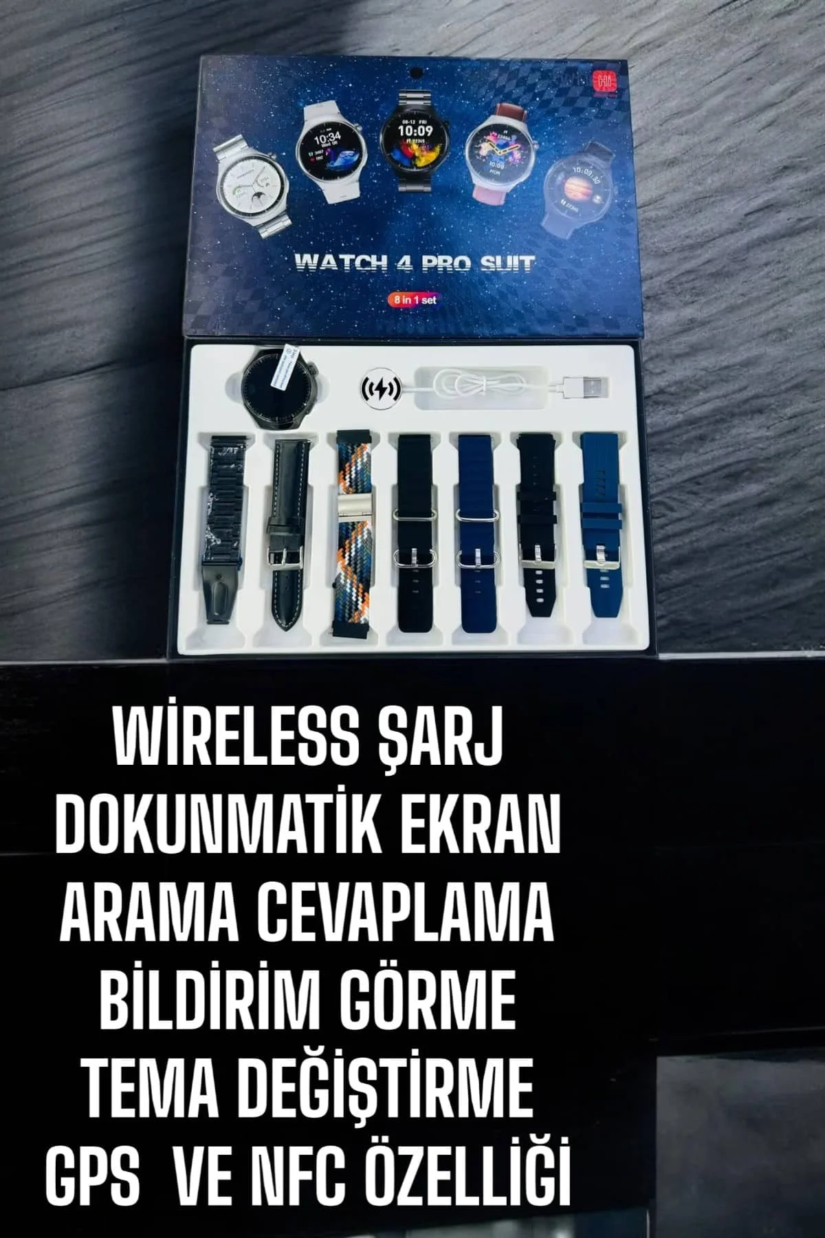 Yeni Model Akıllı Saat Bluetooth Bağlantılı Nfc Ve Gps Uyumlu - Just Cheap Store Görsel 4