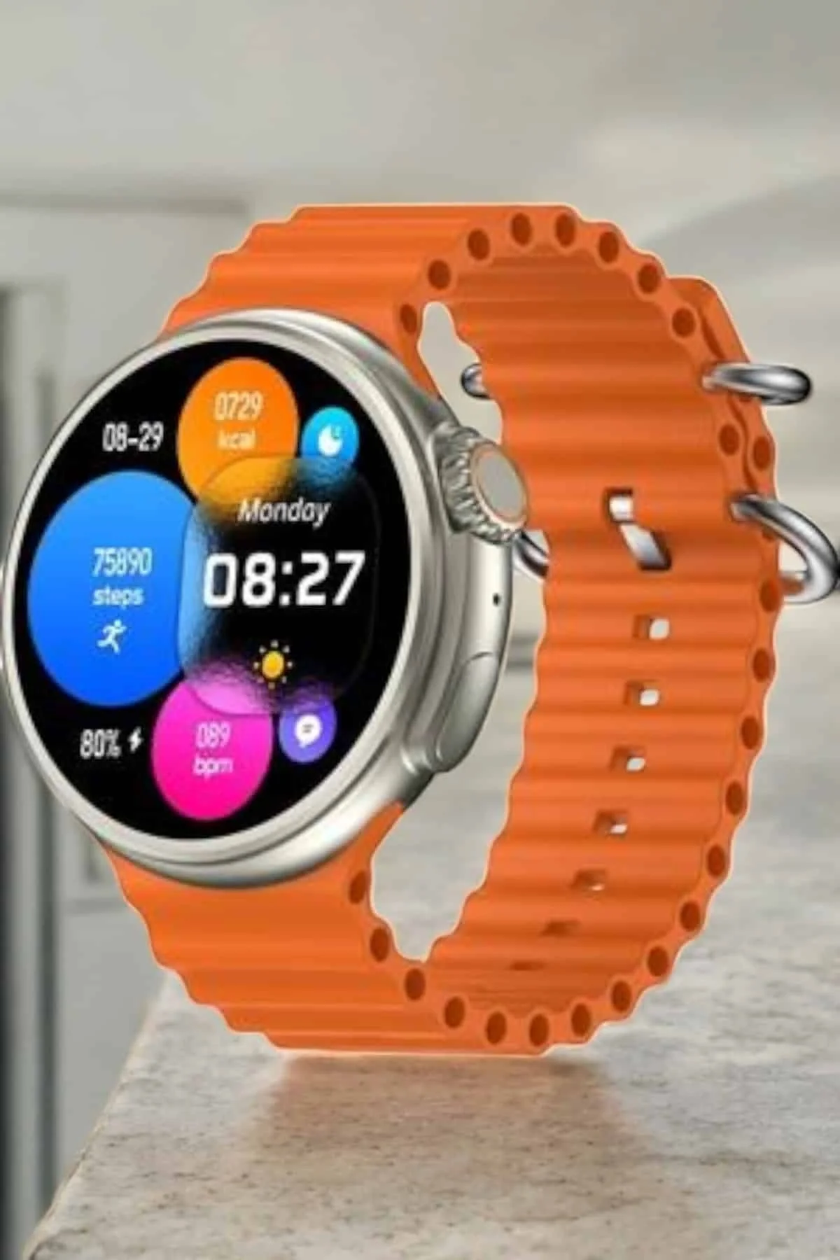 Akıllı Saat 7 Kordonlu Yeni Nesil Arama Cevaplayan Çok Fonksiyonlu - Just Cheap Store Görsel 4