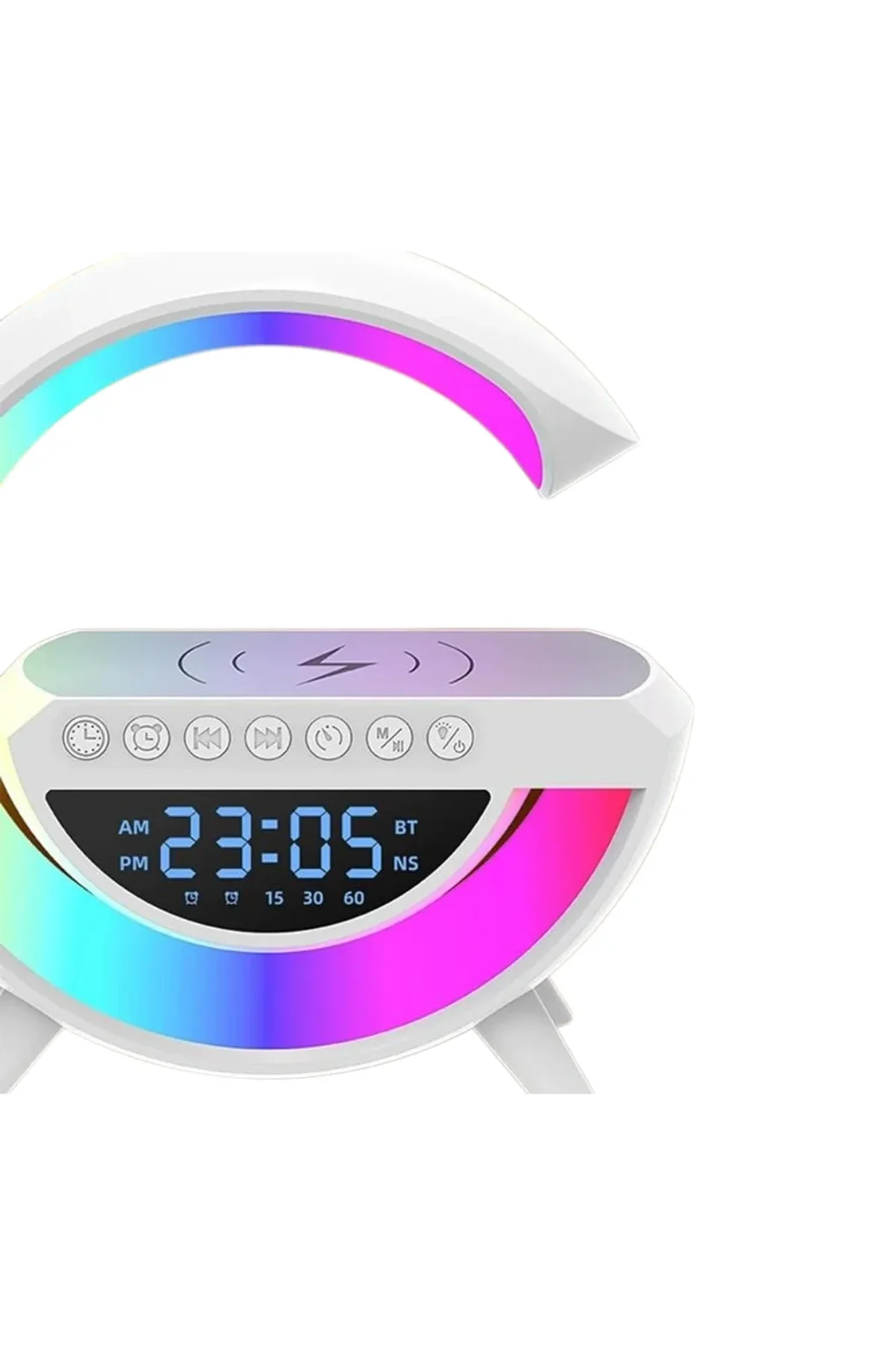 Rgb Işıklı Kablosuz Hoparlör Bluetooth Usb Fm Tf Kart Destekli - Just Cheap Store Görsel 5
