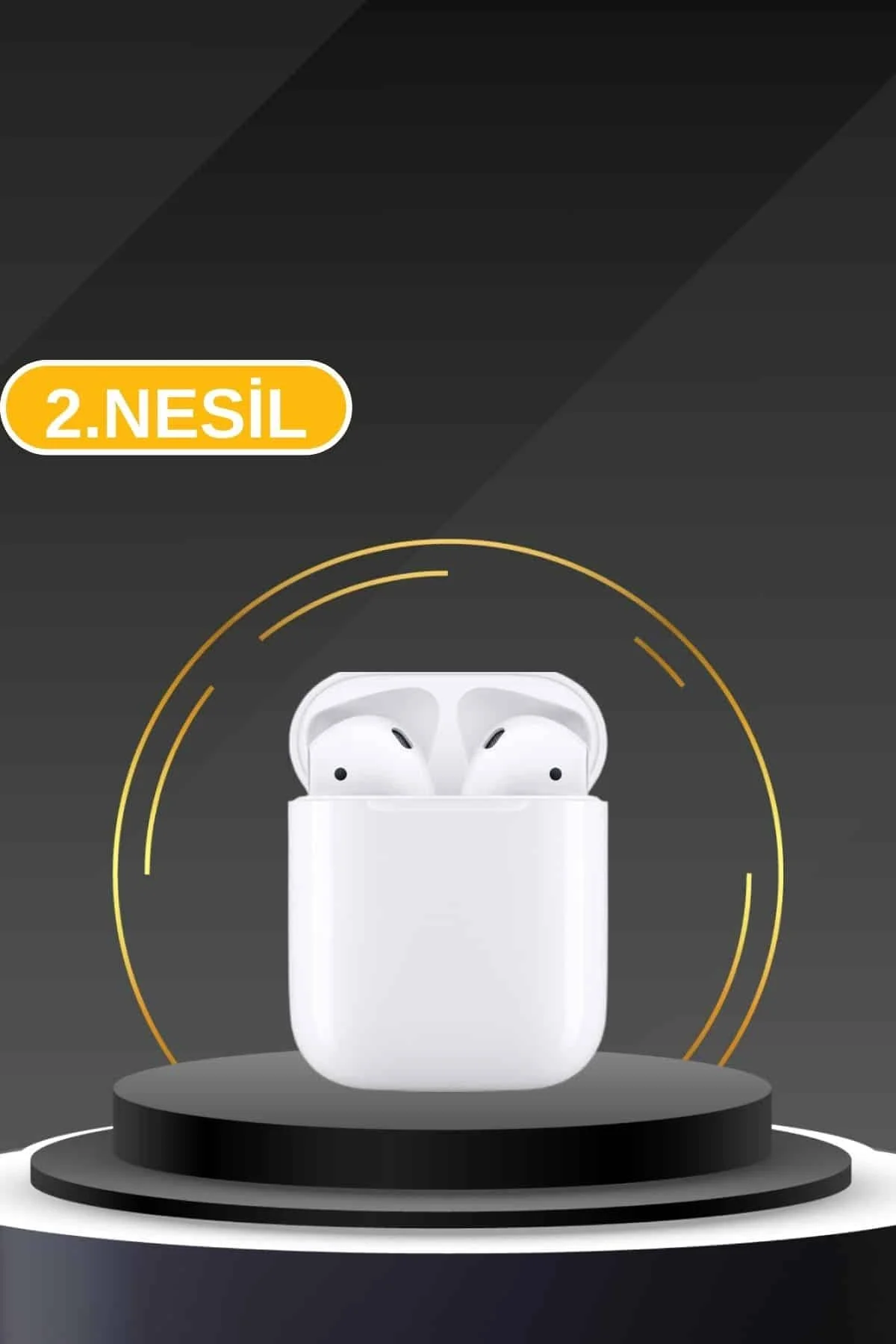 3 Kordonlu Dokunmatik Ekran Akıllı Saat Ve 2.nesil Kablosuz Bluetooth Kulaklık Anc/enc - Just Cheap Store Görsel 2