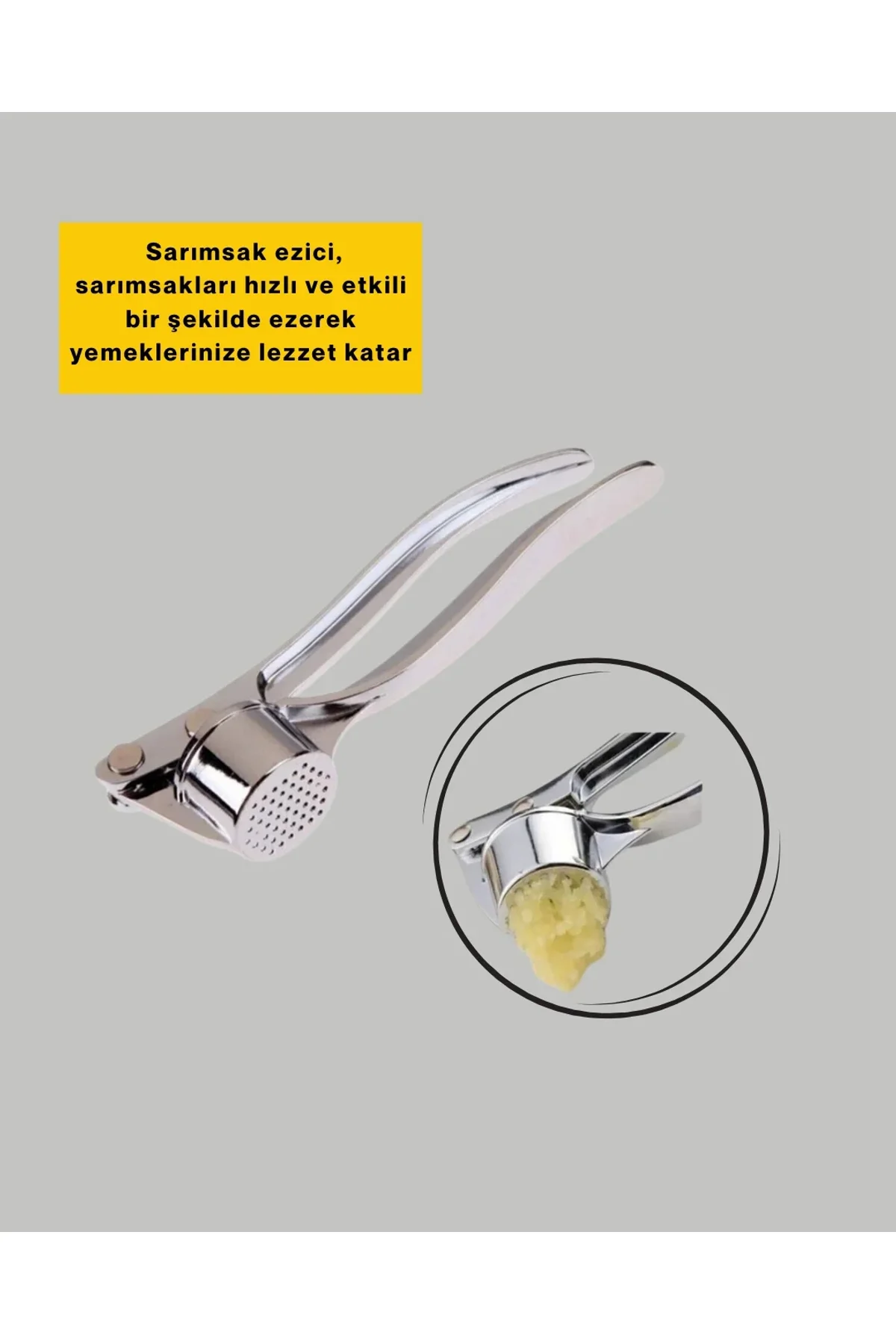 Profesyonel Sarımsak Ezici Sağlam Yapı Ve Rahat Kavrama - Just Cheap Store Görsel 2