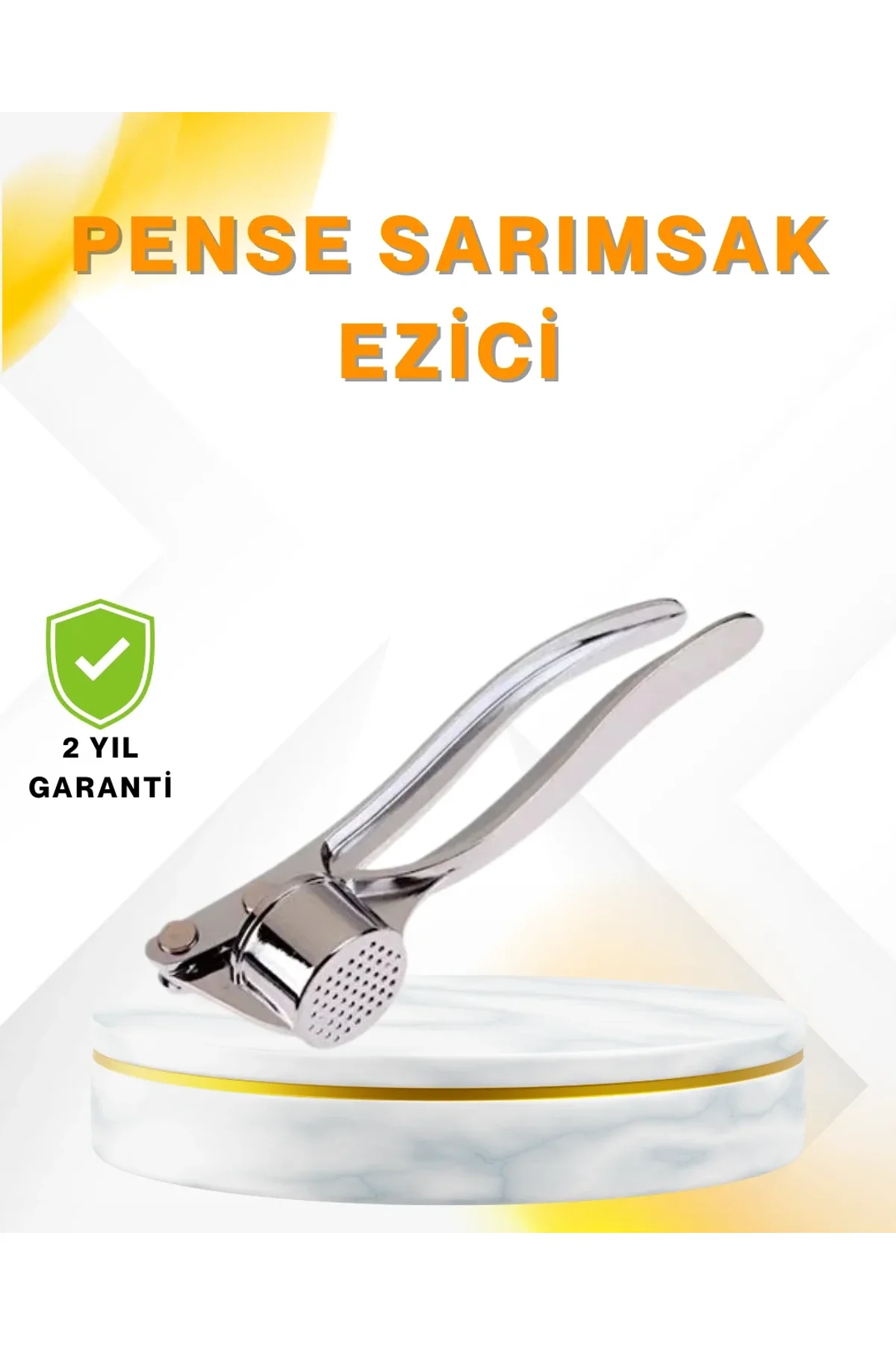 Metal Sarımsak Ezici Ergonomik Tutma Ve Güçlü Presleme