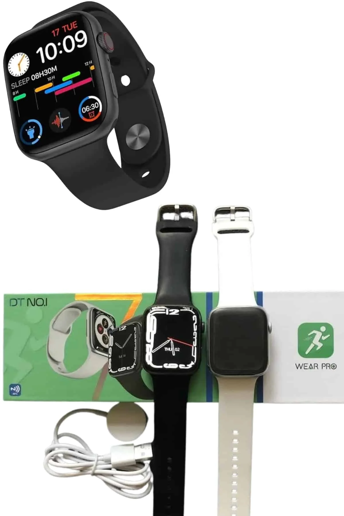 Akıllı Saat Wireless Şarj Yüksek Çözünürlüklü Müzik Dinleme Sesli Cevaplama - Just Cheap Store Görsel 2