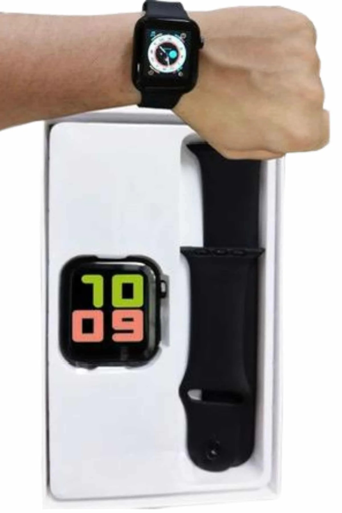 Akıllı Saat Tema Değiştirme Uyku Ve Sağlık Takibi Sesli Asistan Bildirim Görme - Just Cheap Store Görsel 5