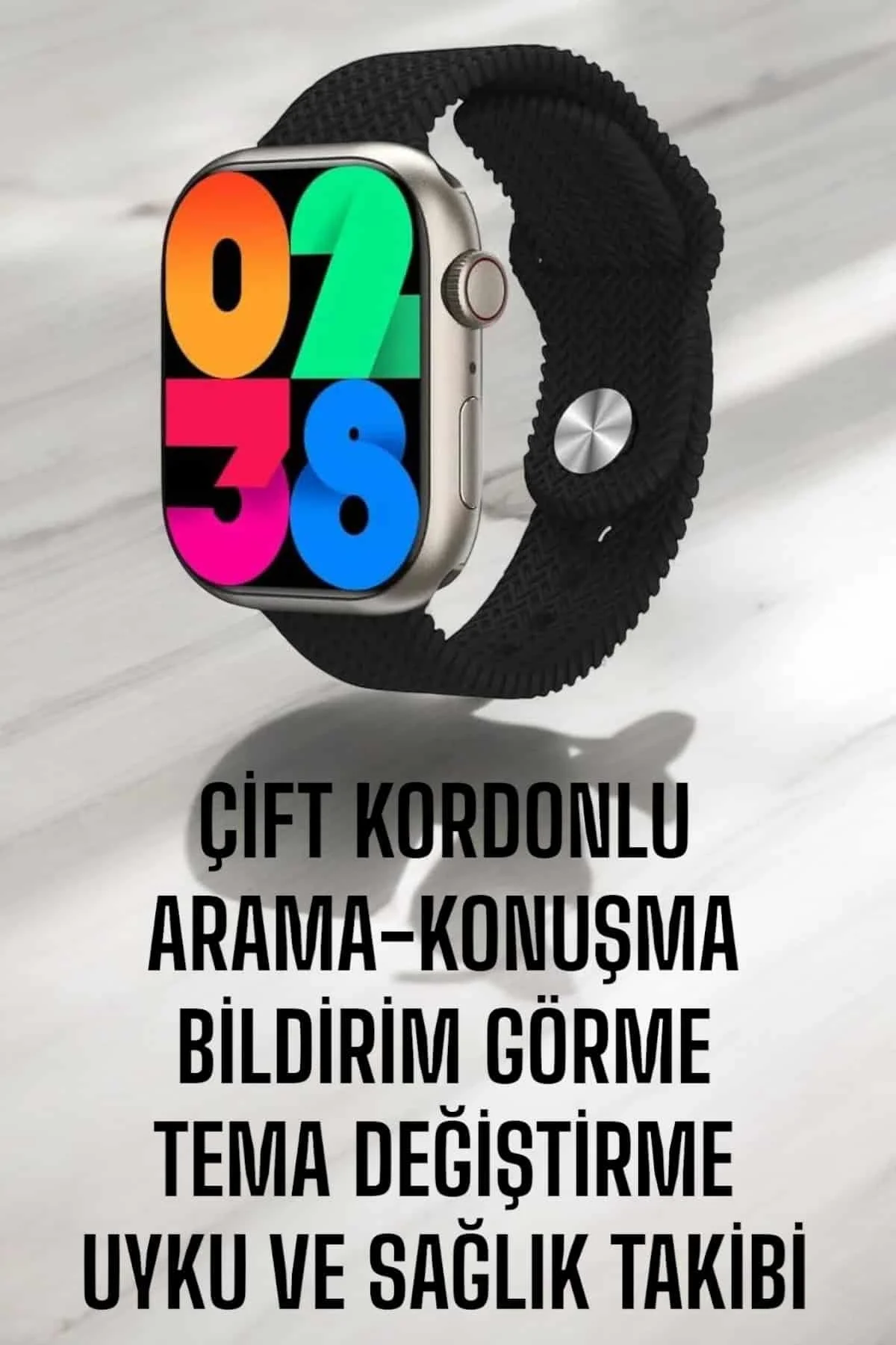 Akıllı Saat Tema Değiştirme Uyku Ve Sağlık Takibi Bluetooth Bağlantılı - Just Cheap Store Görsel 3