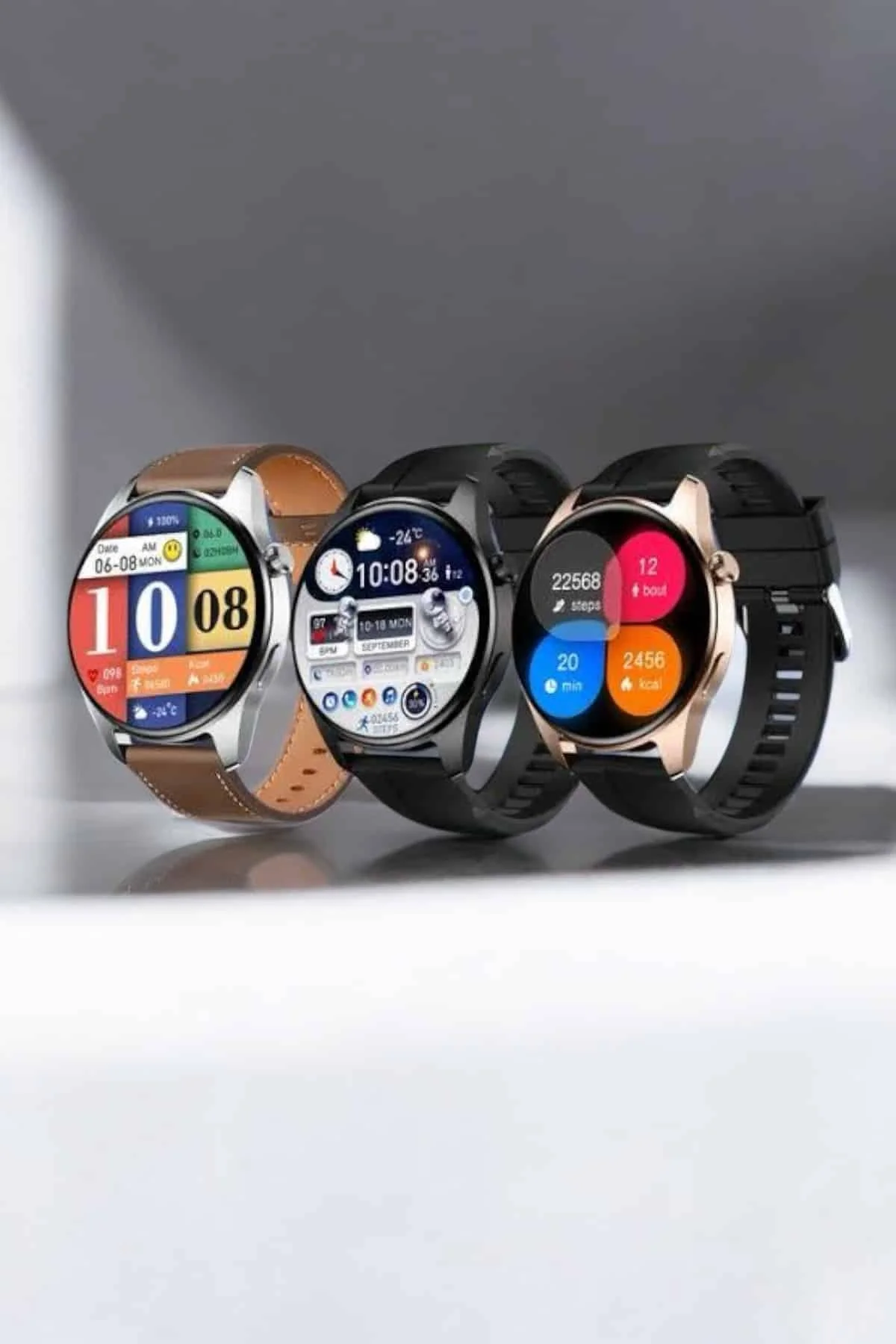 Akıllı Saat Bluetooth Bağlantılı Amoled Ekran Uyku Ve Sağlık Takibi - Just Cheap Store Görsel 3