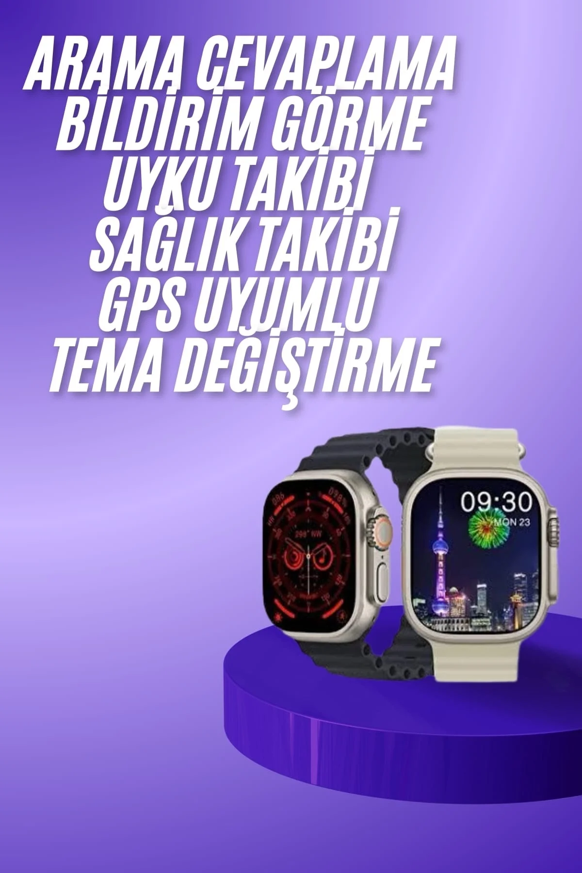 Akıllı Saat Bluetooth Bağlantılı Uyku Ve Sağlık Takibi - Just Cheap Store Görsel 2