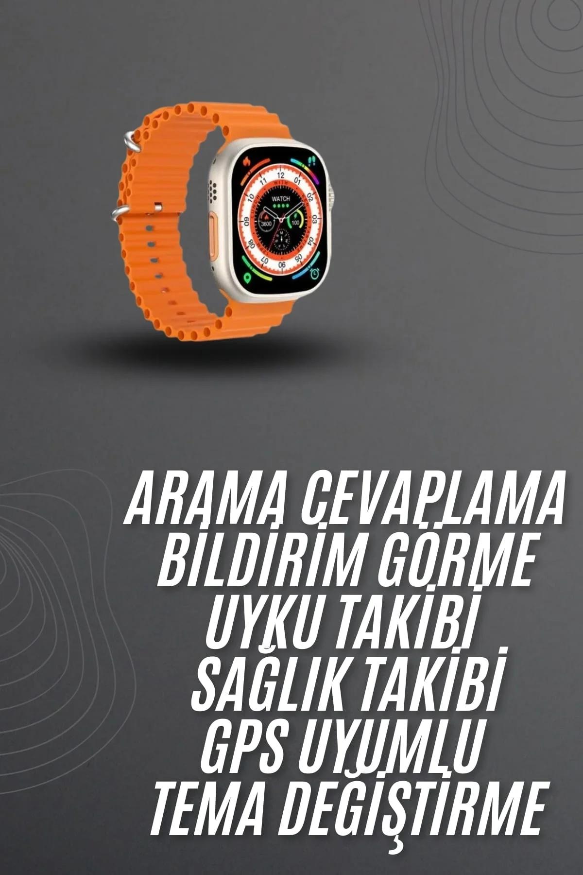 Akıllı Saat Arama Cevaplayan Bildirim Görme Yeni Nesil Bluetooth Bağlantılı - Just Cheap Store Görsel 2