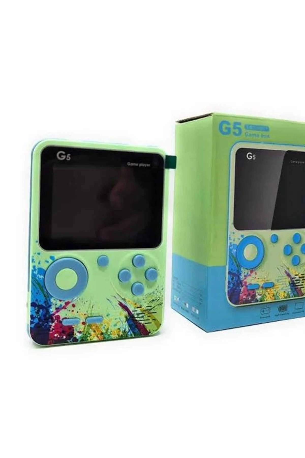 3.5 İnç Klasik Retro Lcd Ekran 500 Oyunlu Oyun Konsolu Taşınabilir