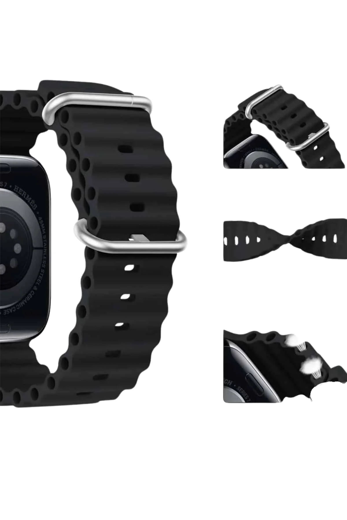 Akıllı Saat Bluetooth Bağlantılı Adımsayar Alarm Ve Hatırlatıcı Çağrı Cevaplama - Just Cheap Store Görsel 3