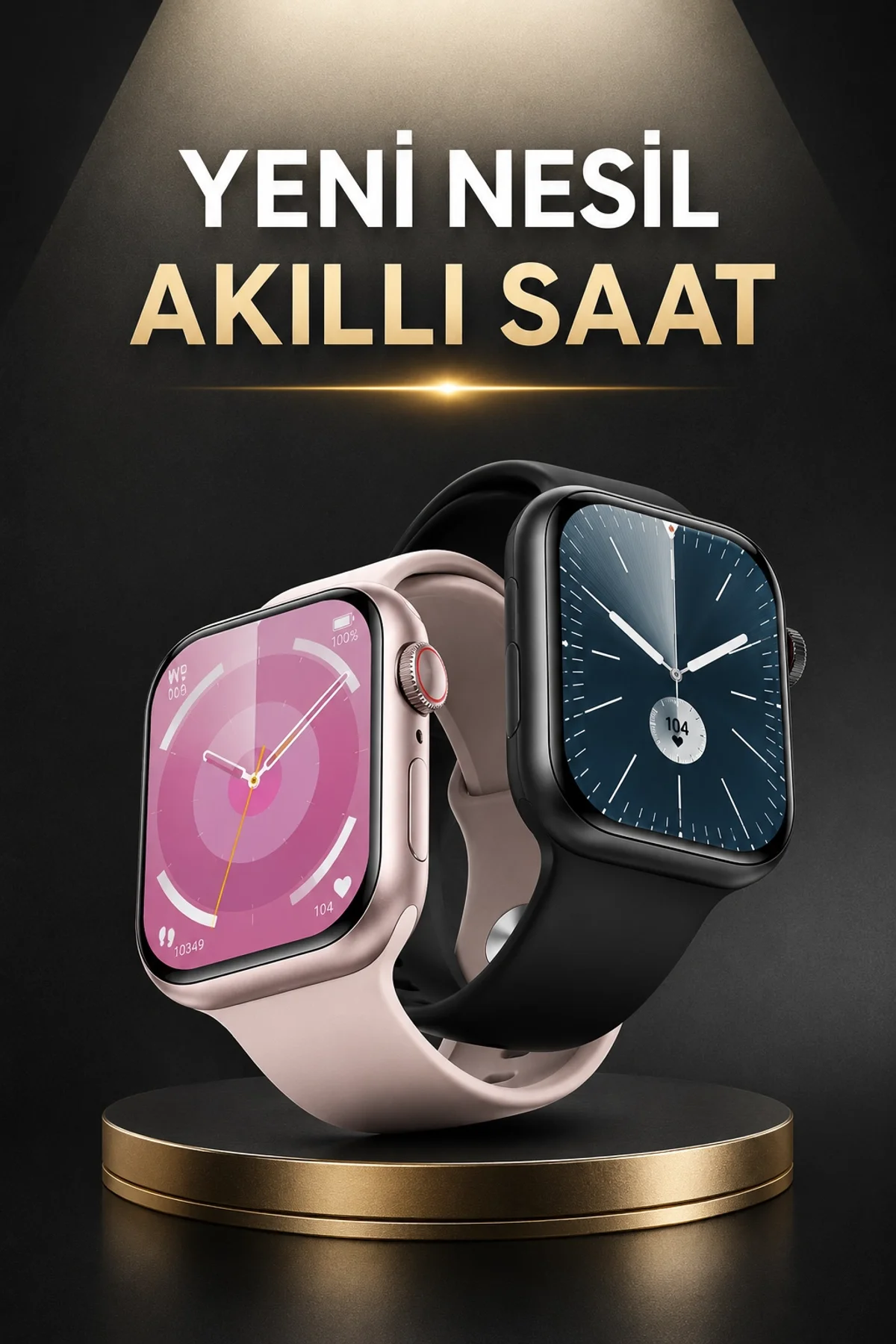Akıllı Saat Alarm Ve Titreşim Uyku Ve Sağlık Takibi Gps Uyumlu Nabız Ölçer Sesli Görüşme