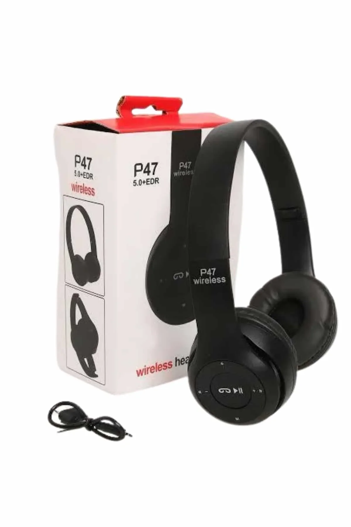 Wireless 5.0 Bluetooth Kablosuz Kulaklık Anc Özellikli Kulak Üstü Ayarlanabilir - Just Cheap Store Görsel 4