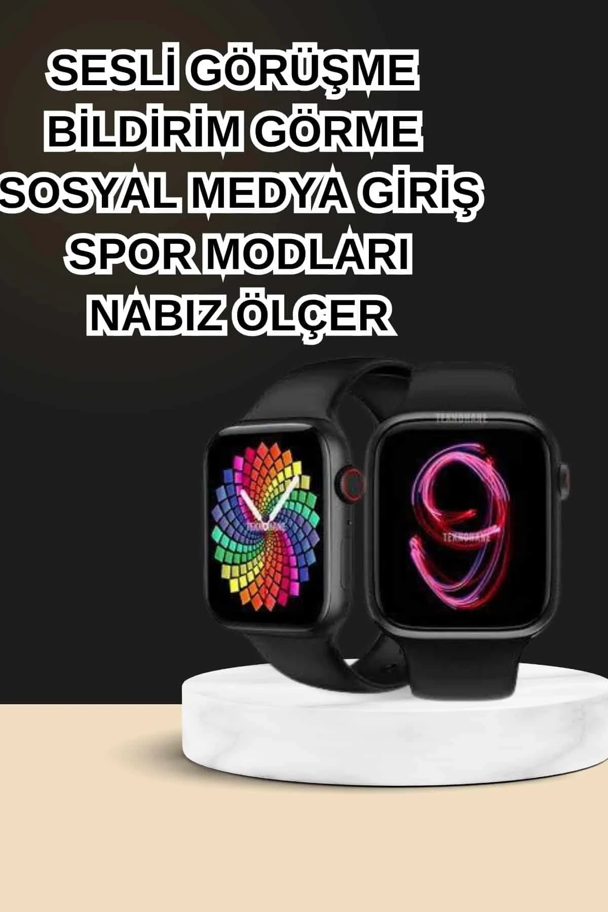 Dokunmatik Akıllı Saat Yeni Nesil Kulaklık Kampanyası Anc Özelliği Yüksek Ses Kaliteli - Just Cheap Store Görsel 3