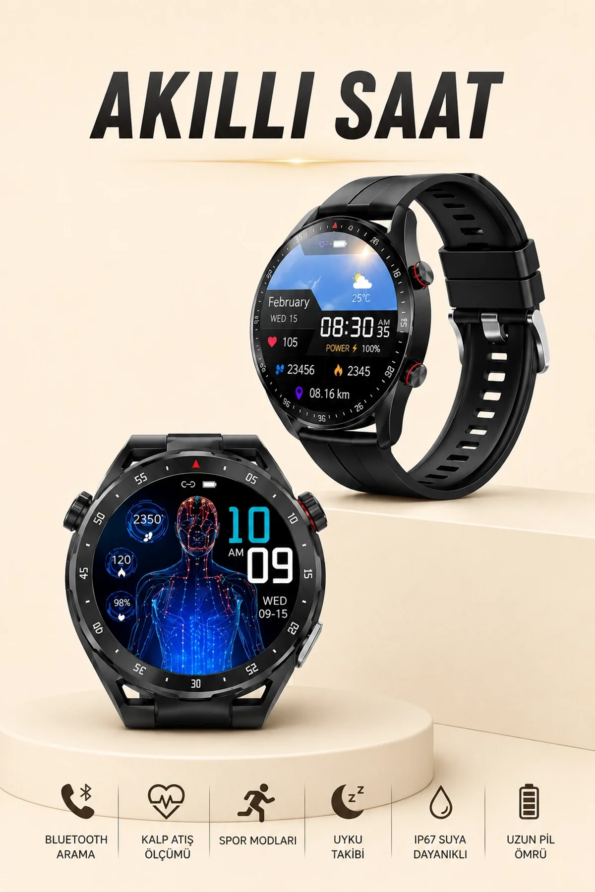 Entegre Gps Ve Geniş Spor Modu Seçenekleriyle Akıllı Saat