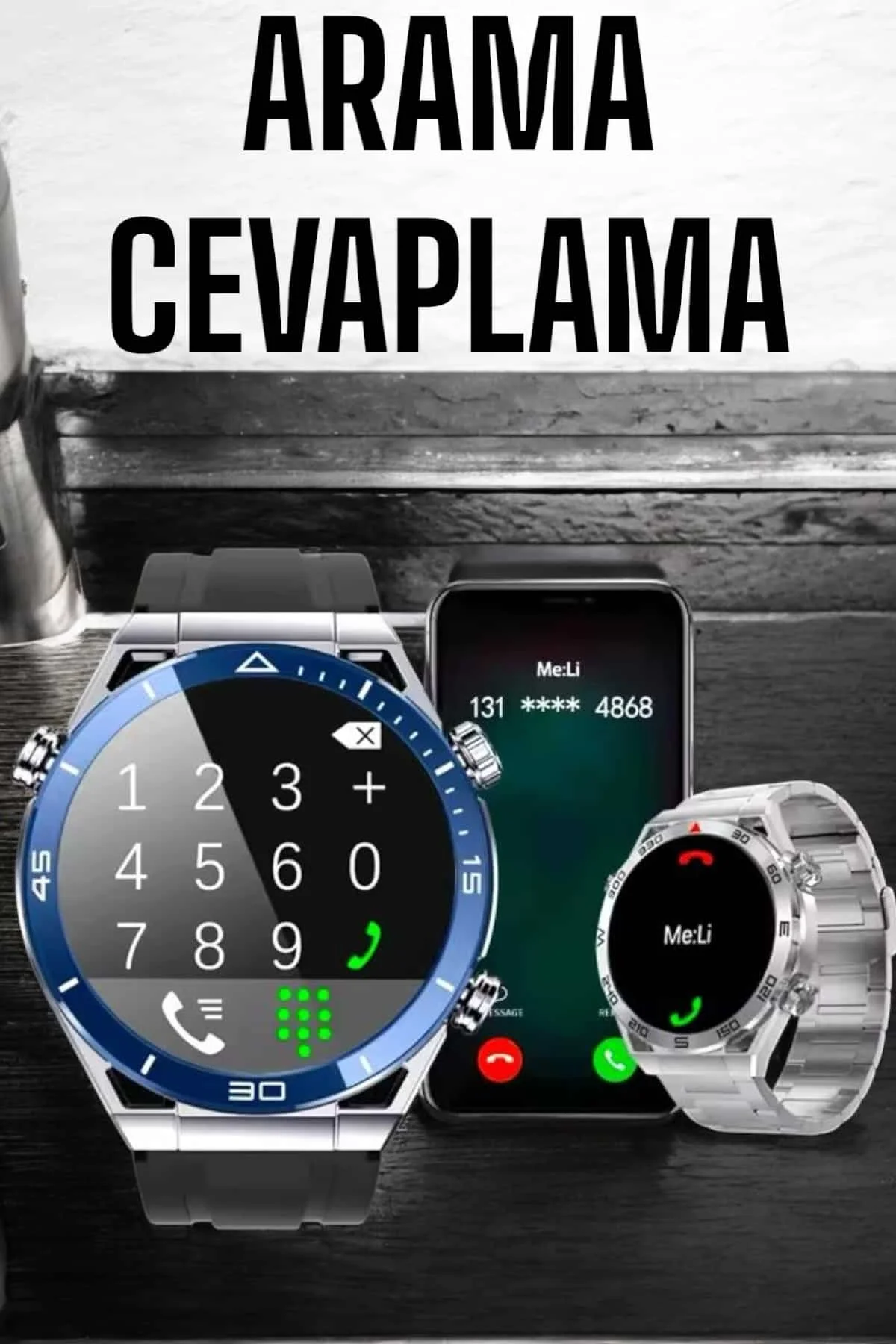 Akıllı Saat 2024 Model Arama Cevaplayan Uyku Ve Sağlık Takibi - Just Cheap Store Görsel 5