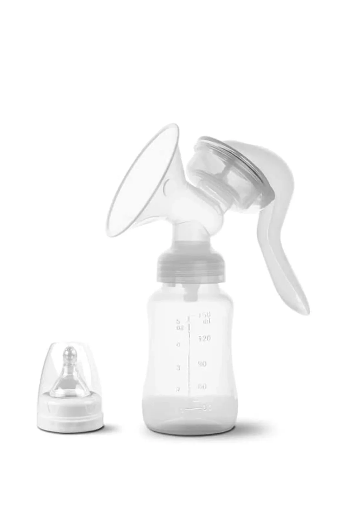 Manuel Göğüs Pompası Masaj Özellikli Bpa İçermez Taşınabilir 180 Ml - Just Cheap Store Görsel 2