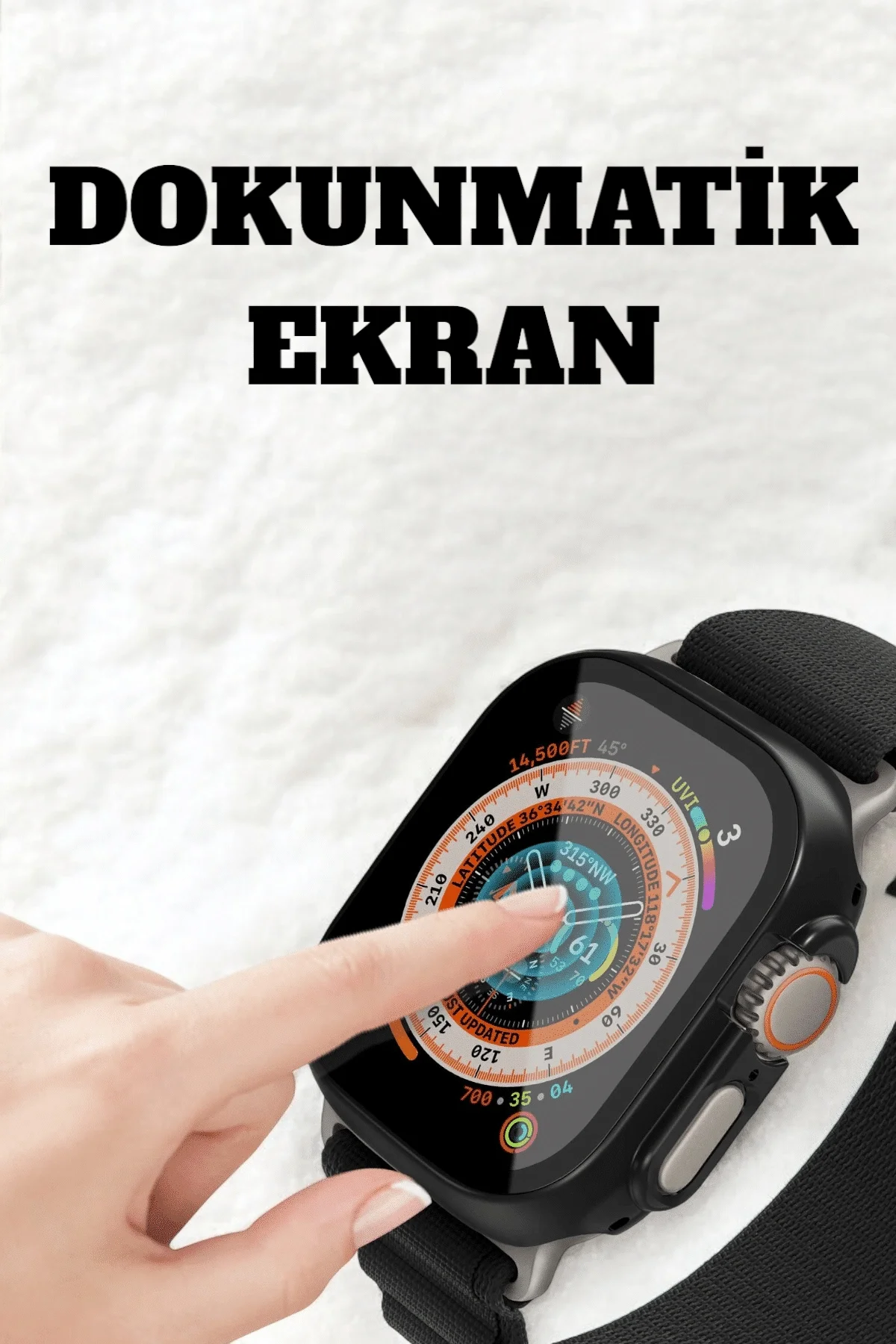Uyku Ve Nabız Takipli, Wireless Şarjlı Akıllı Saat Android Ve İos Uyumlu - Just Cheap Store Görsel 5
