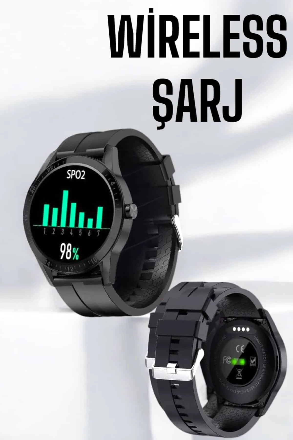 Akıllı Saat Çok Fonksiyonlu Sesli Görüşme Nfc Uyumlu Amoled Ekran - Just Cheap Store Görsel 3