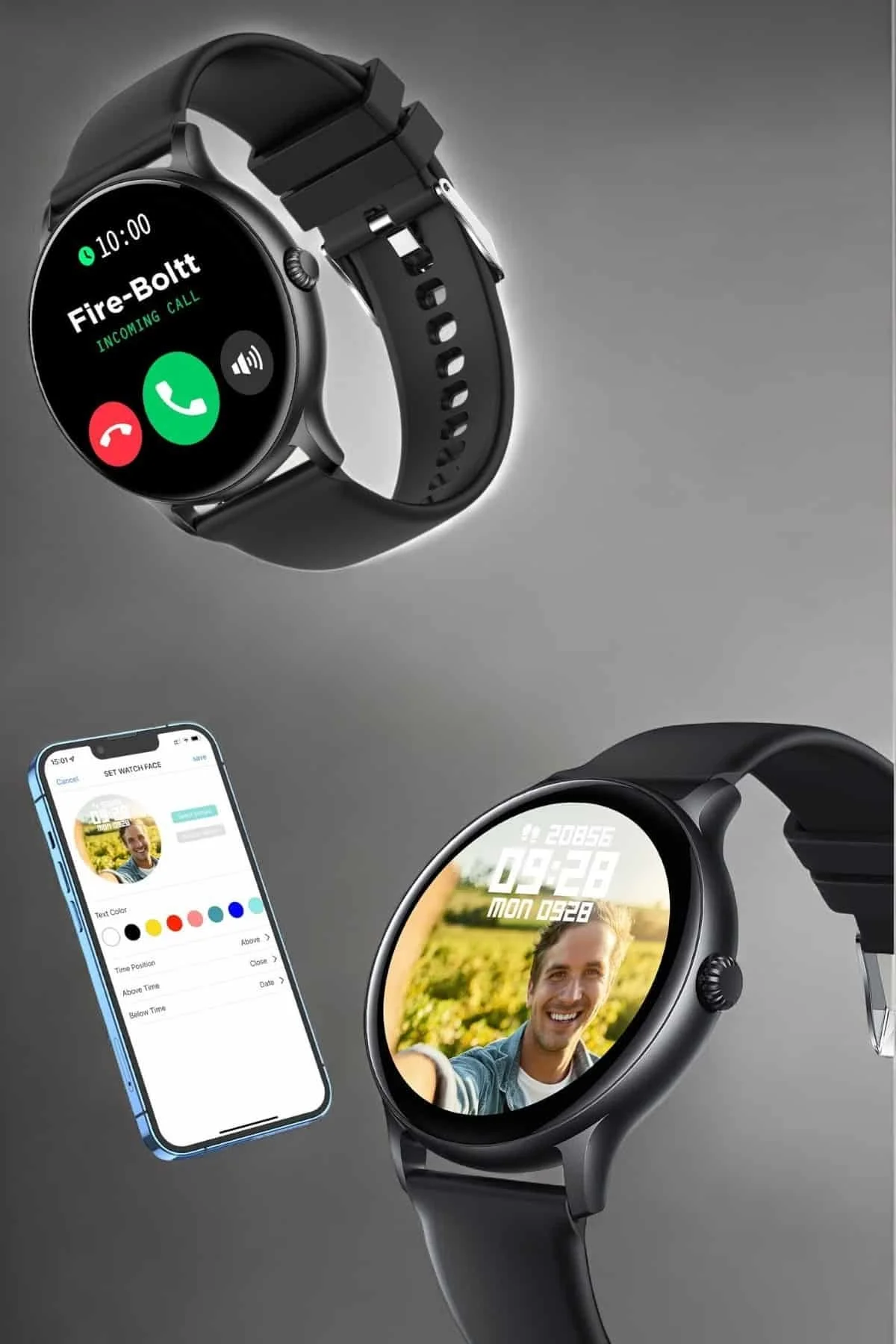 Akıllı Saat Sesli Görüşme Bluetooth Bağlantılı 3 Kordonlu - Just Cheap Store Görsel 3