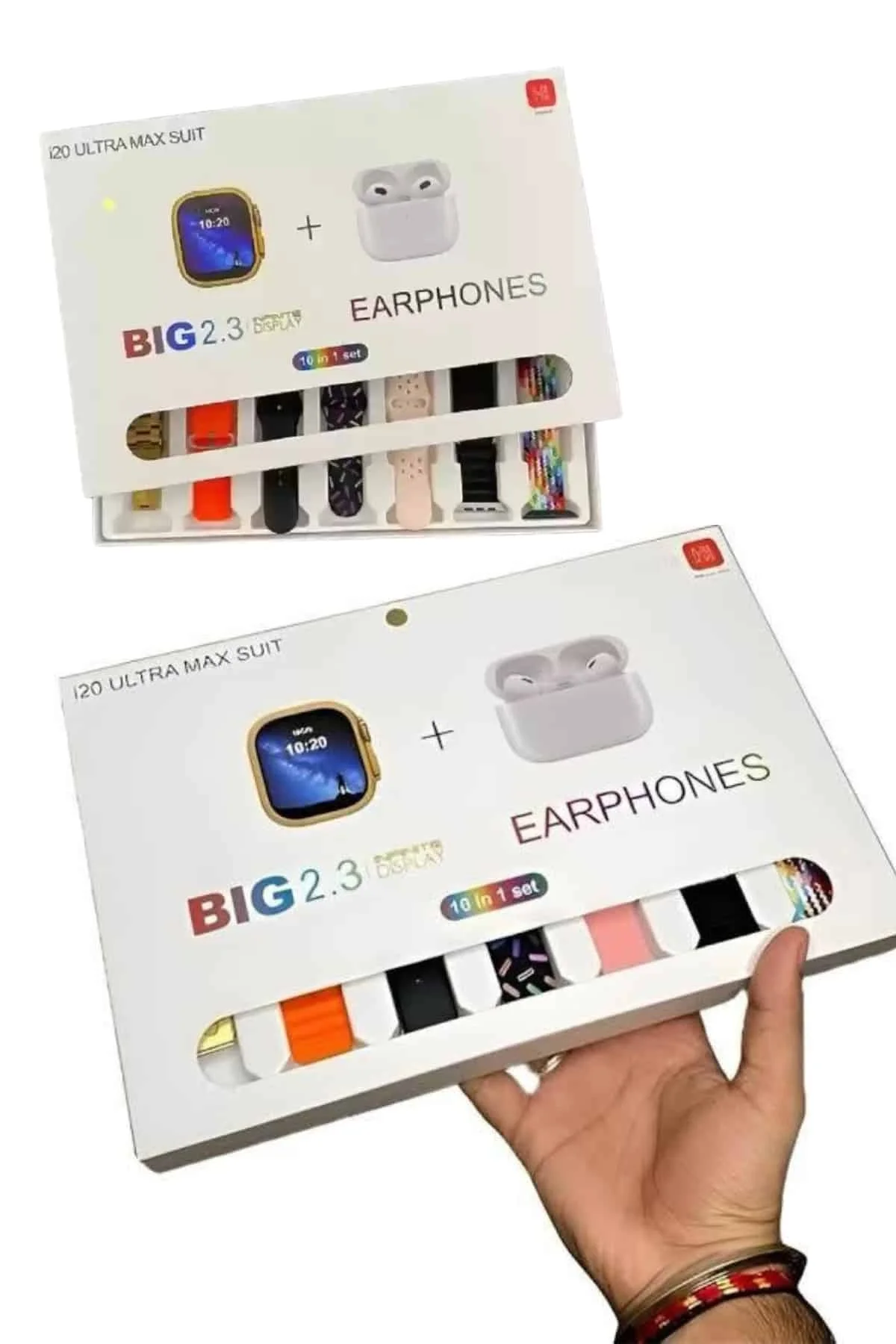 Akıllı Saat Bluetooth Kulaklık Hediyeli Bildirim Görme Sesli Görüşme Çoklu Kordon - Just Cheap Store Görsel 4