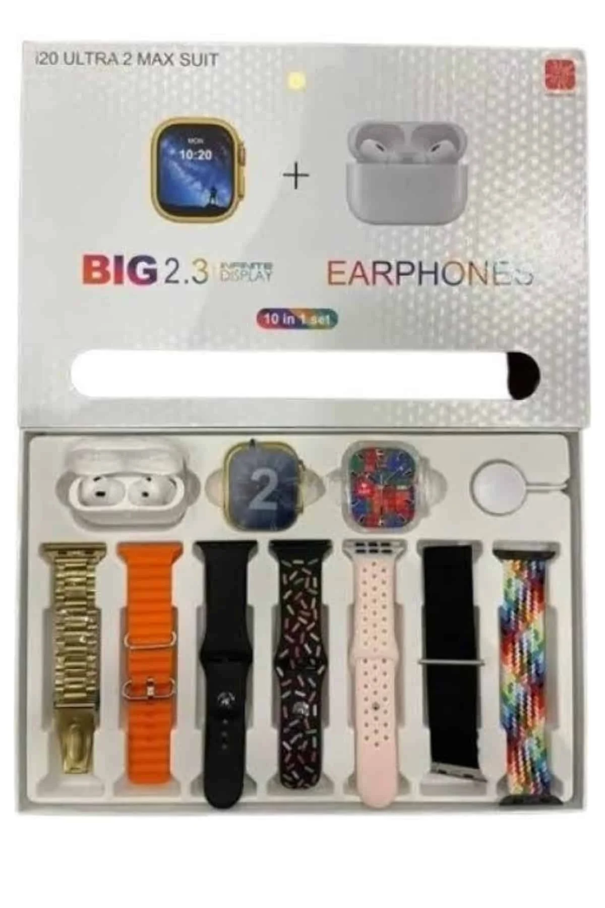 Akıllı Saat Bluetooth Kulaklık Hediyeli Bildirim Görme Sesli Görüşme Çoklu Kordon - Just Cheap Store Görsel 5