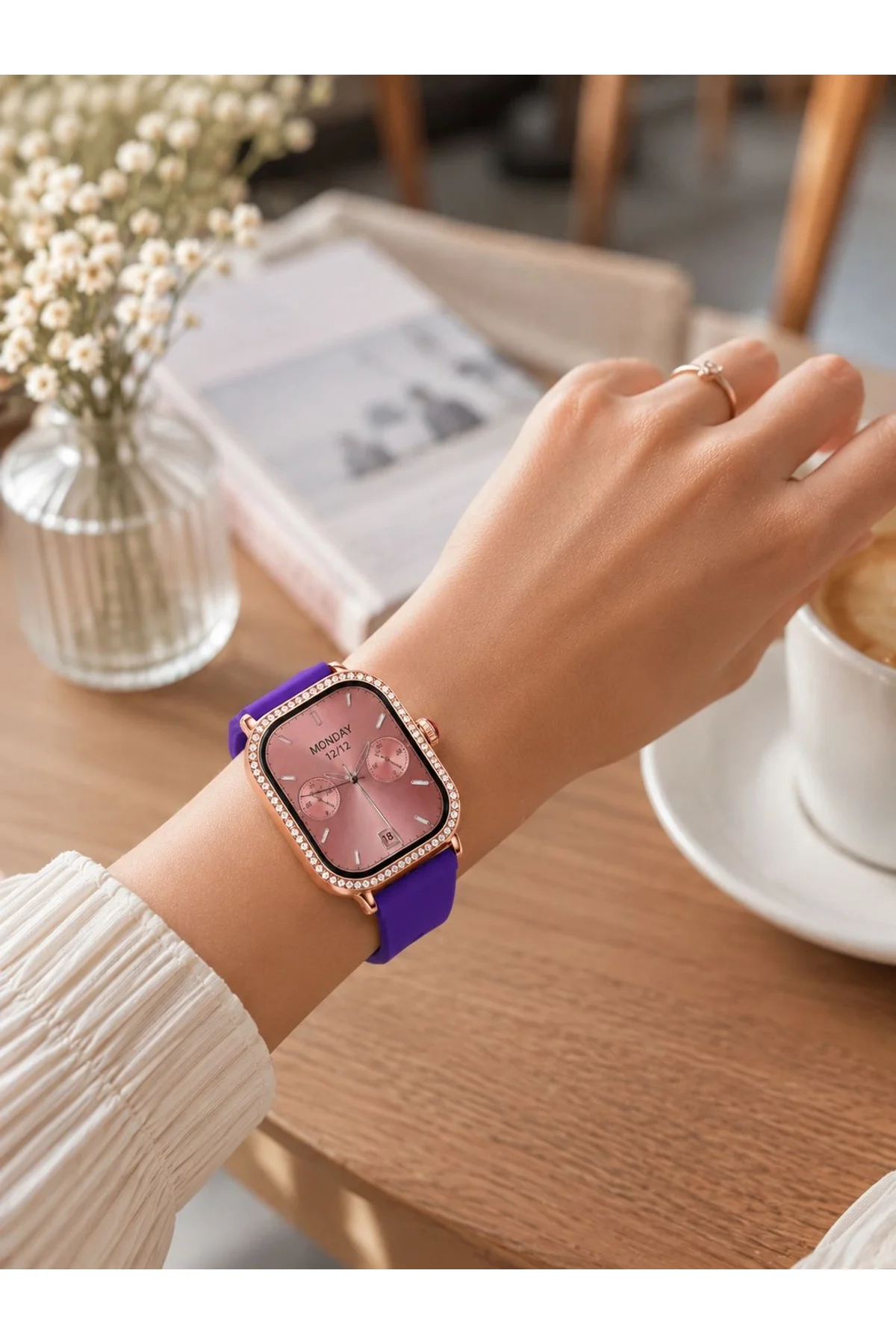Alarm Takvim Ve Hesap Makinesi Özellikli Akıllı Saat - Just Cheap Store Görsel 5