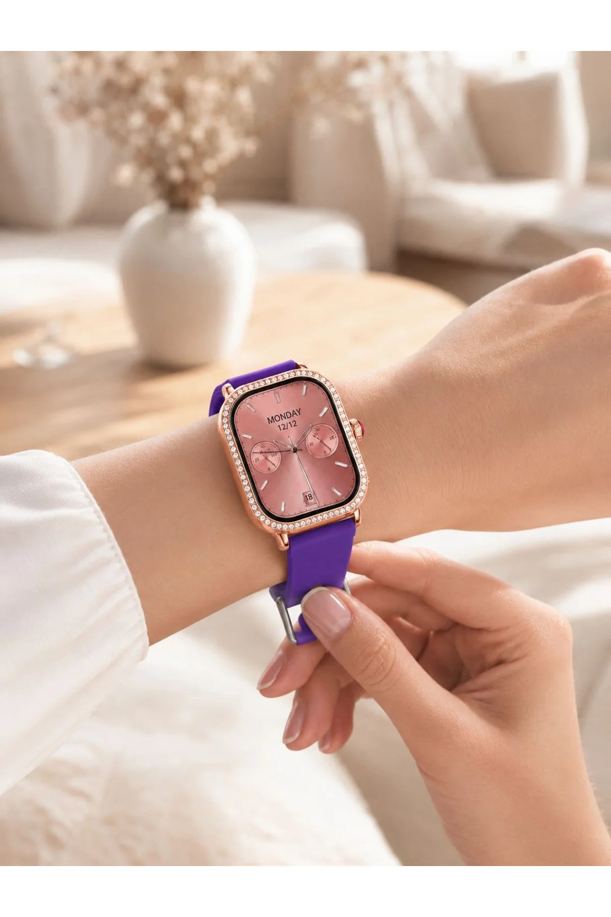 Alarm Takvim Ve Hesap Makinesi Özellikli Akıllı Saat - Just Cheap Store Görsel 2