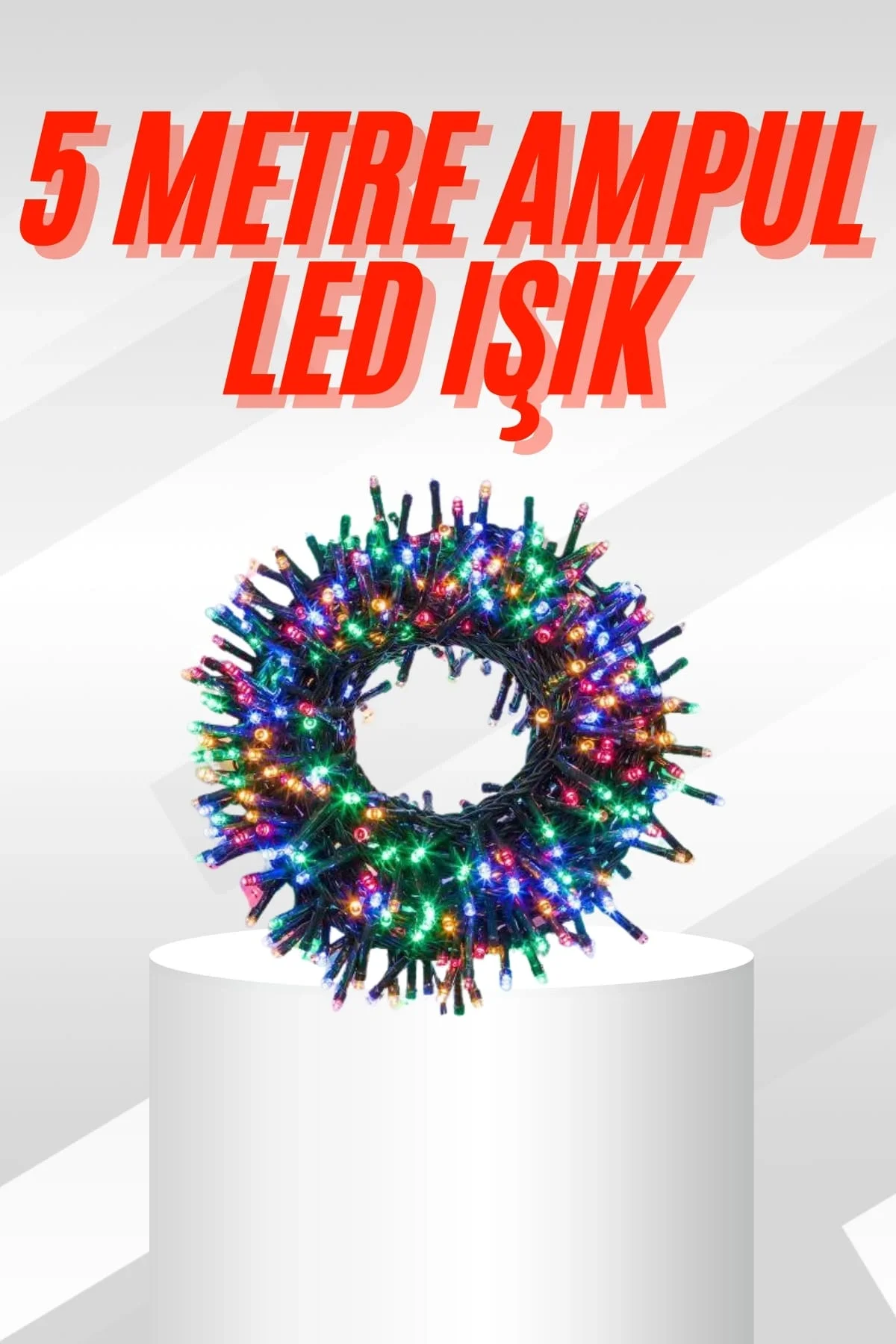 Renk Pilli Led Işık Çok Fonksiyonlu Enerji Tasarruflu 5 Metre