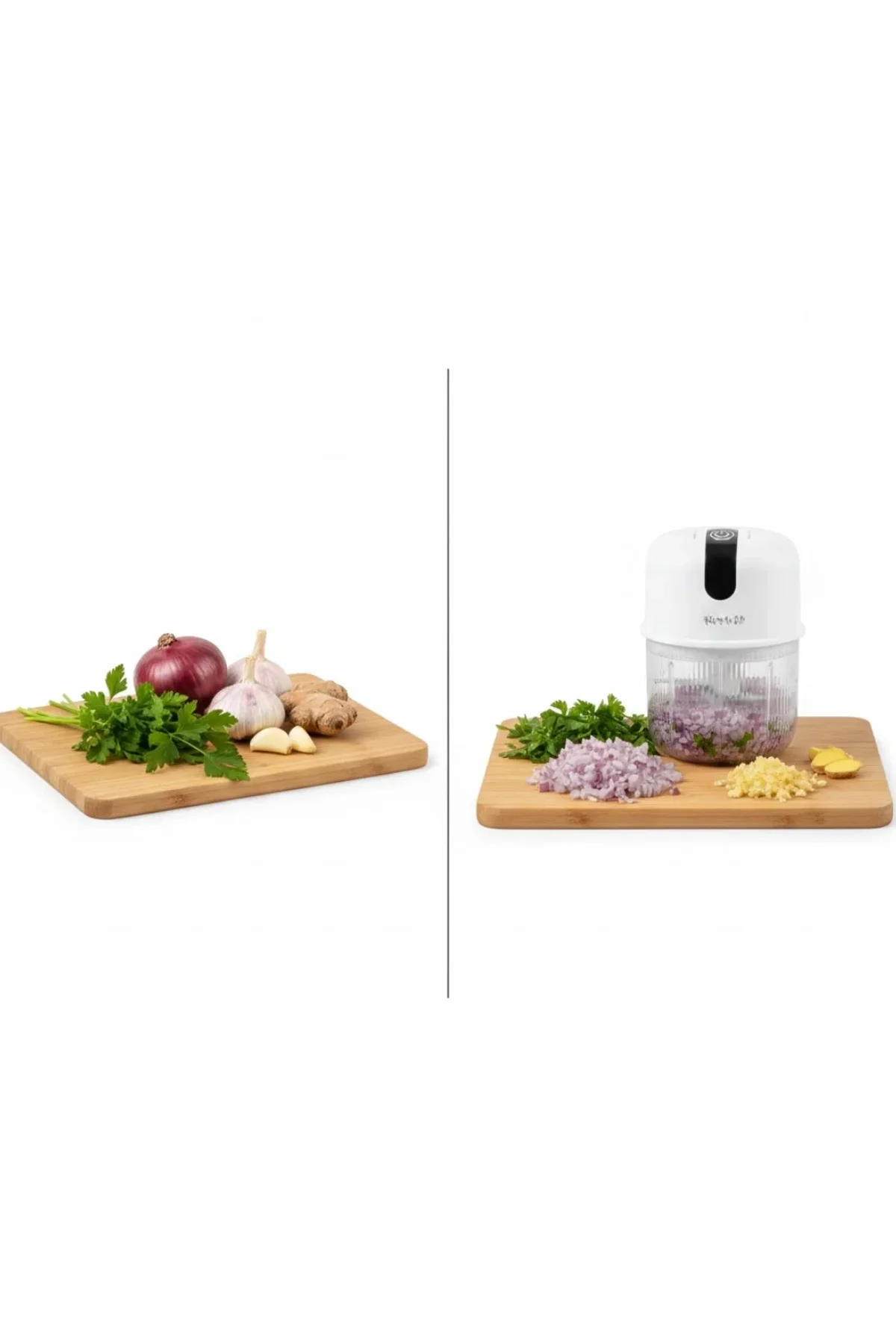 Mini Mutfak Robotu Sarımsak Ve Sebze Doğrayıcı - Just Cheap Store Görsel 2