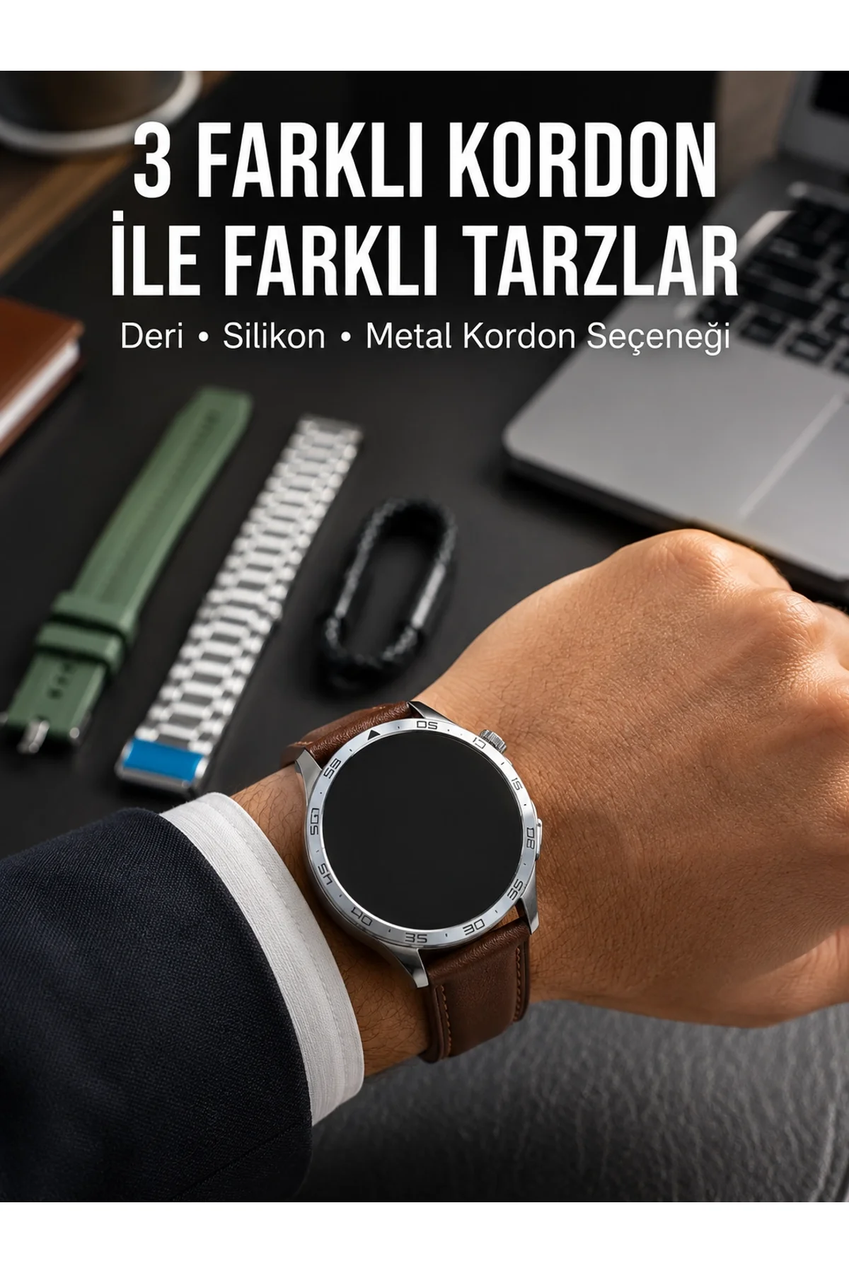 Sağlık Takibi Ve Spor Modlarıyla Donatılmış Akıllı Saat