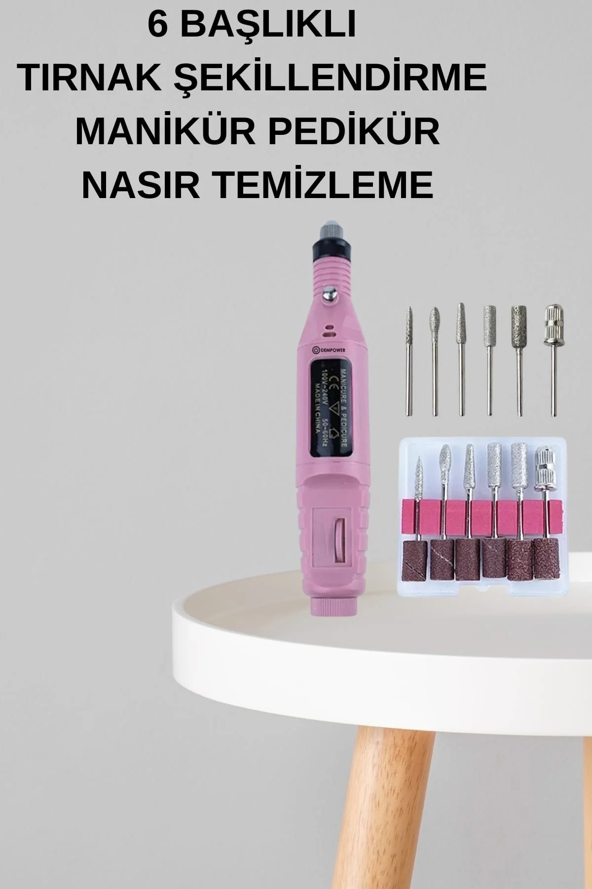 Manikür Pedikür Seti İkili Set El Ve Ayak Bakımı Nasır Temizleme Protez Tırnak Çıkarma - Just Cheap Store Görsel 4
