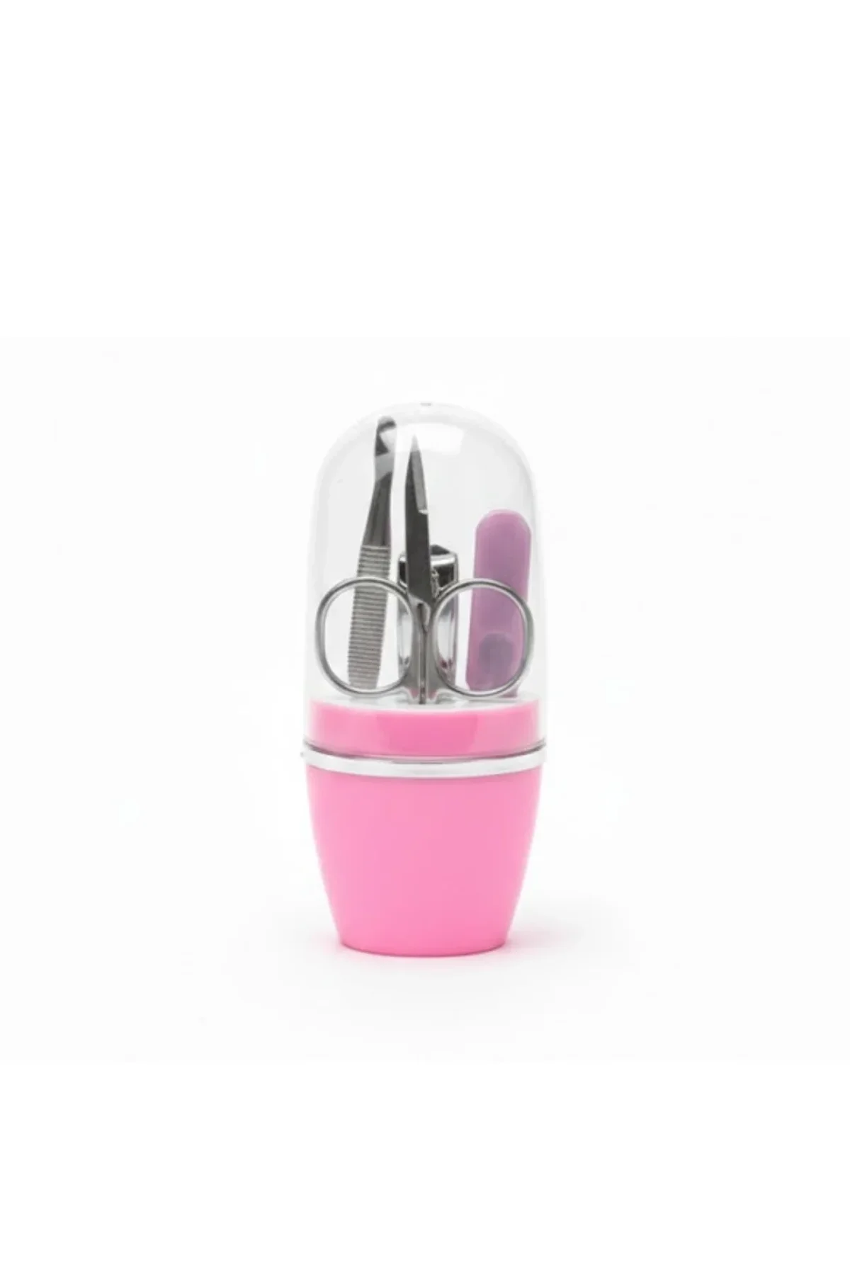 Tırnak Bakım Manikür Pedikür Seti 4 Parça Pembe Minimal Ve Dayanıklı - Just Cheap Store Görsel 3