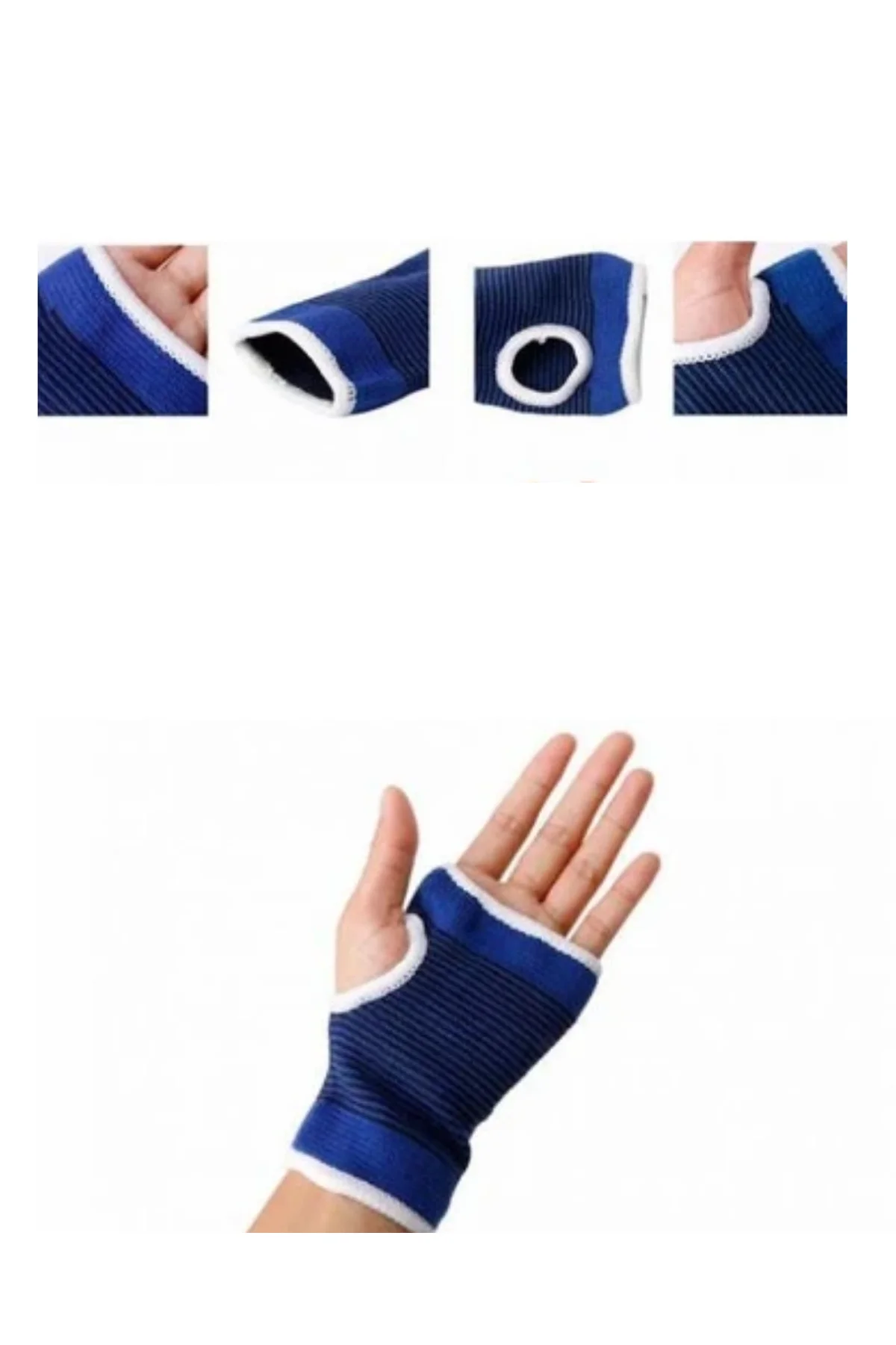 Mavi Bilek Koruyucu Spor Destekliği Çift El İçin Evrensel Boy - Just Cheap Store Görsel 4