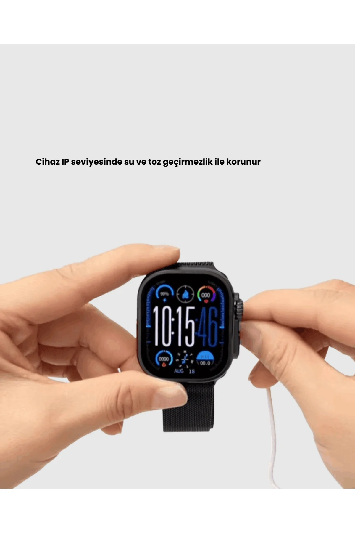 Amoled Ultra Akıllı Saat 15 Gün Batarya Güçlü Ekran Yeni Nesil - Just Cheap Store Görsel 4