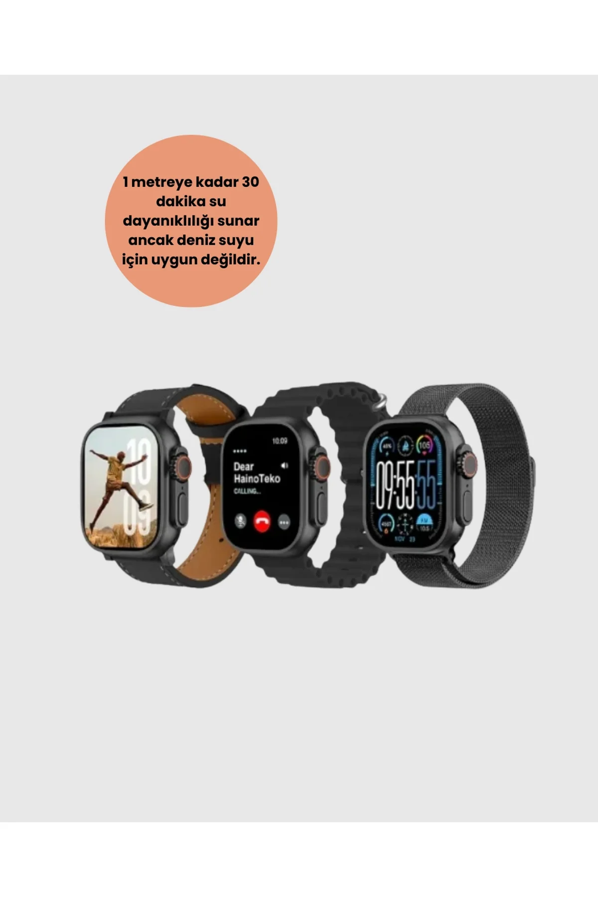 Amoled Ultra Akıllı Saat 15 Gün Batarya Güçlü Ekran Yeni Nesil - Just Cheap Store Görsel 3