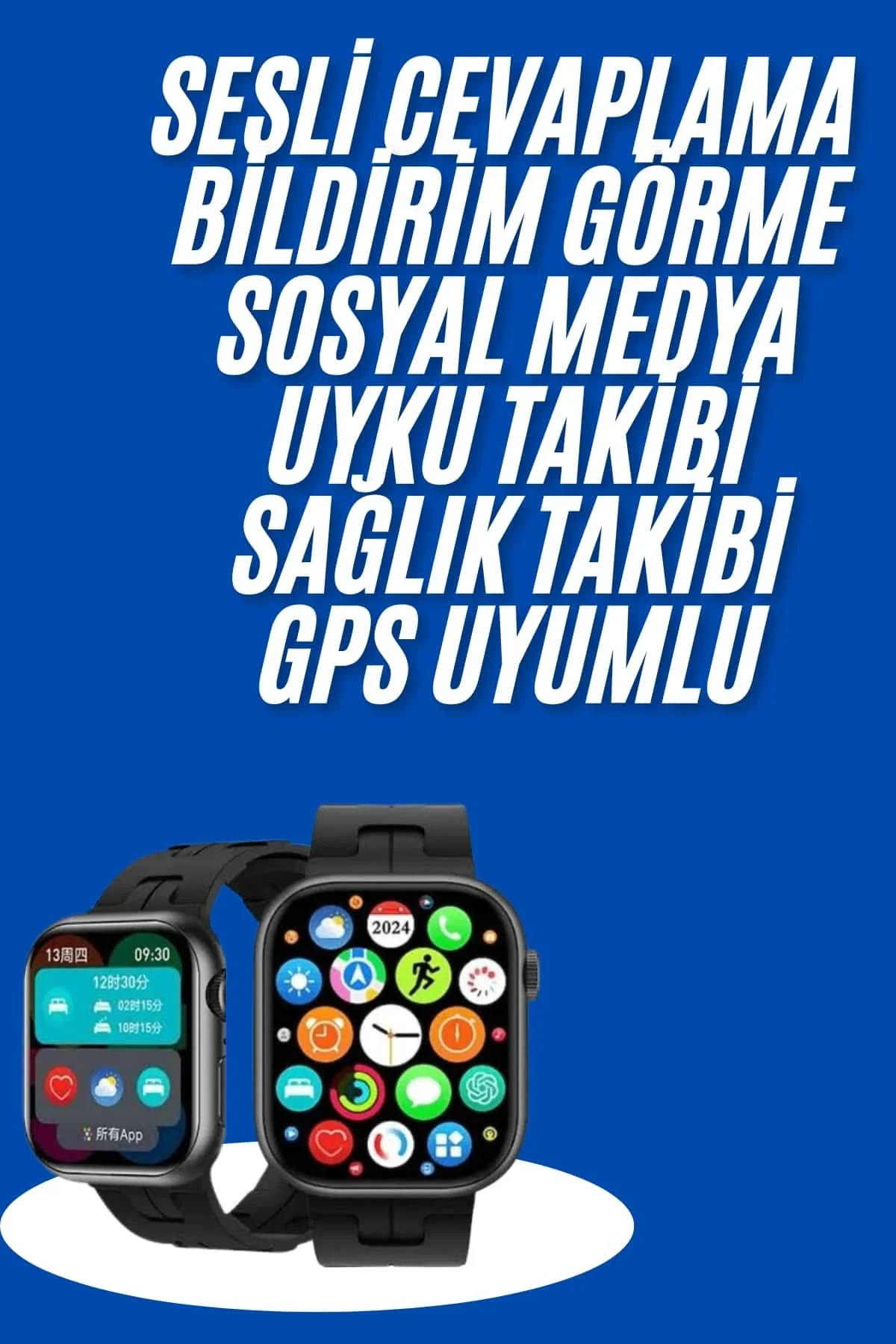 Yeni Seri Akıllı Saat Amoled Ekran Yüksek Çözünürlüklü 41 Mm Kasa - Just Cheap Store Görsel 2