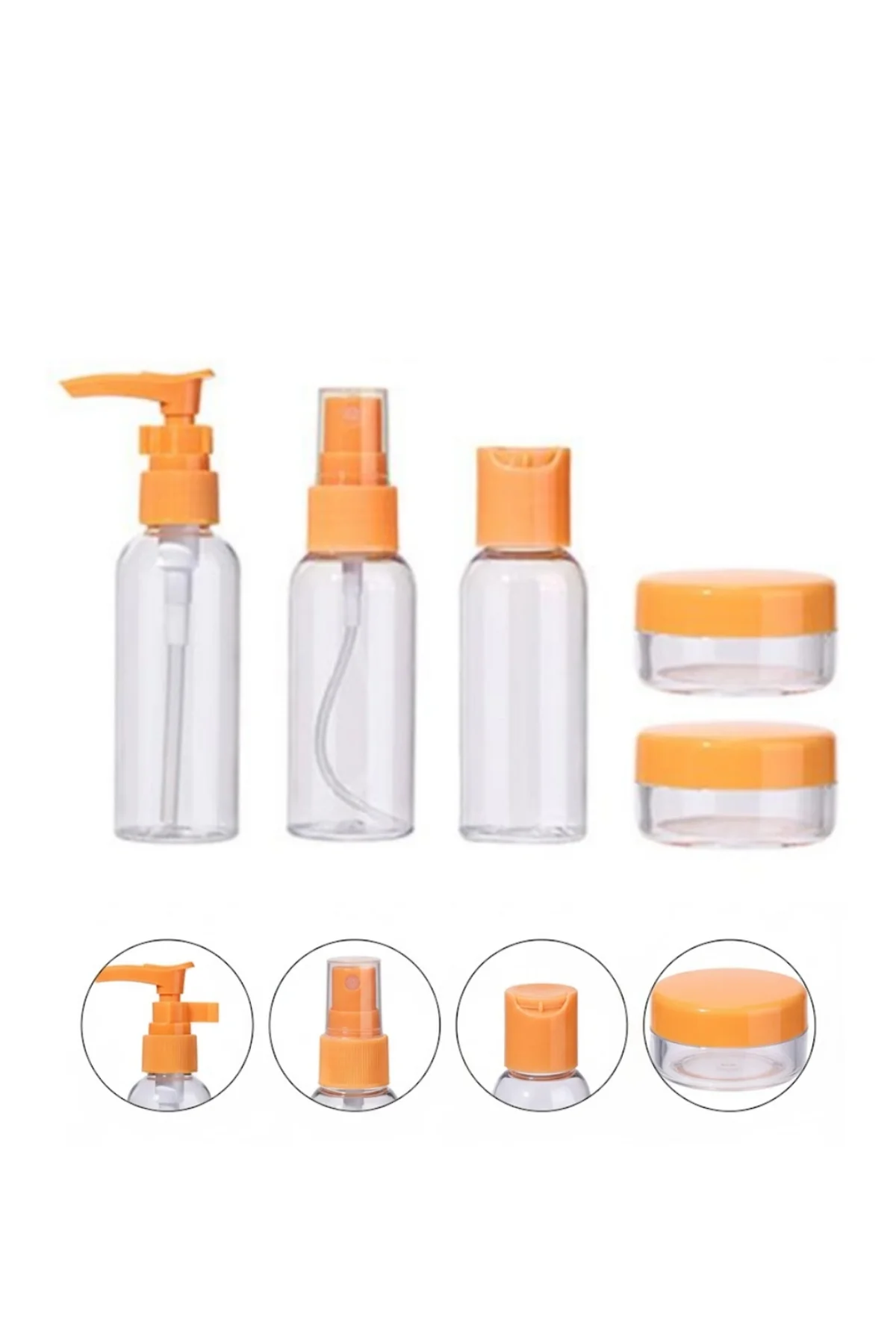 Seyahat Boy 5’li Kozmetik Dolum Seti 30 Ml Sızdırmaz Tasarım - Just Cheap Store Görsel 4
